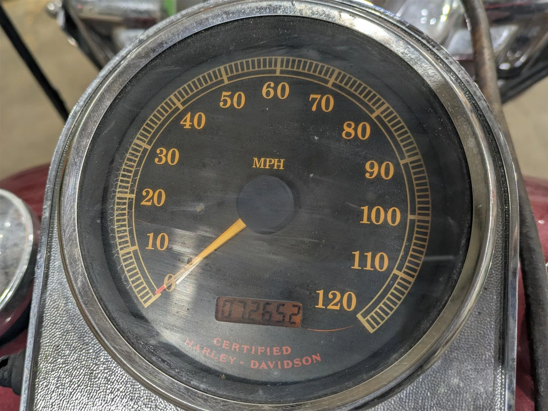 2001 Harley FLHRCI Road King Speedometer Speedo Meter Gauge 67033-99A - Image 2