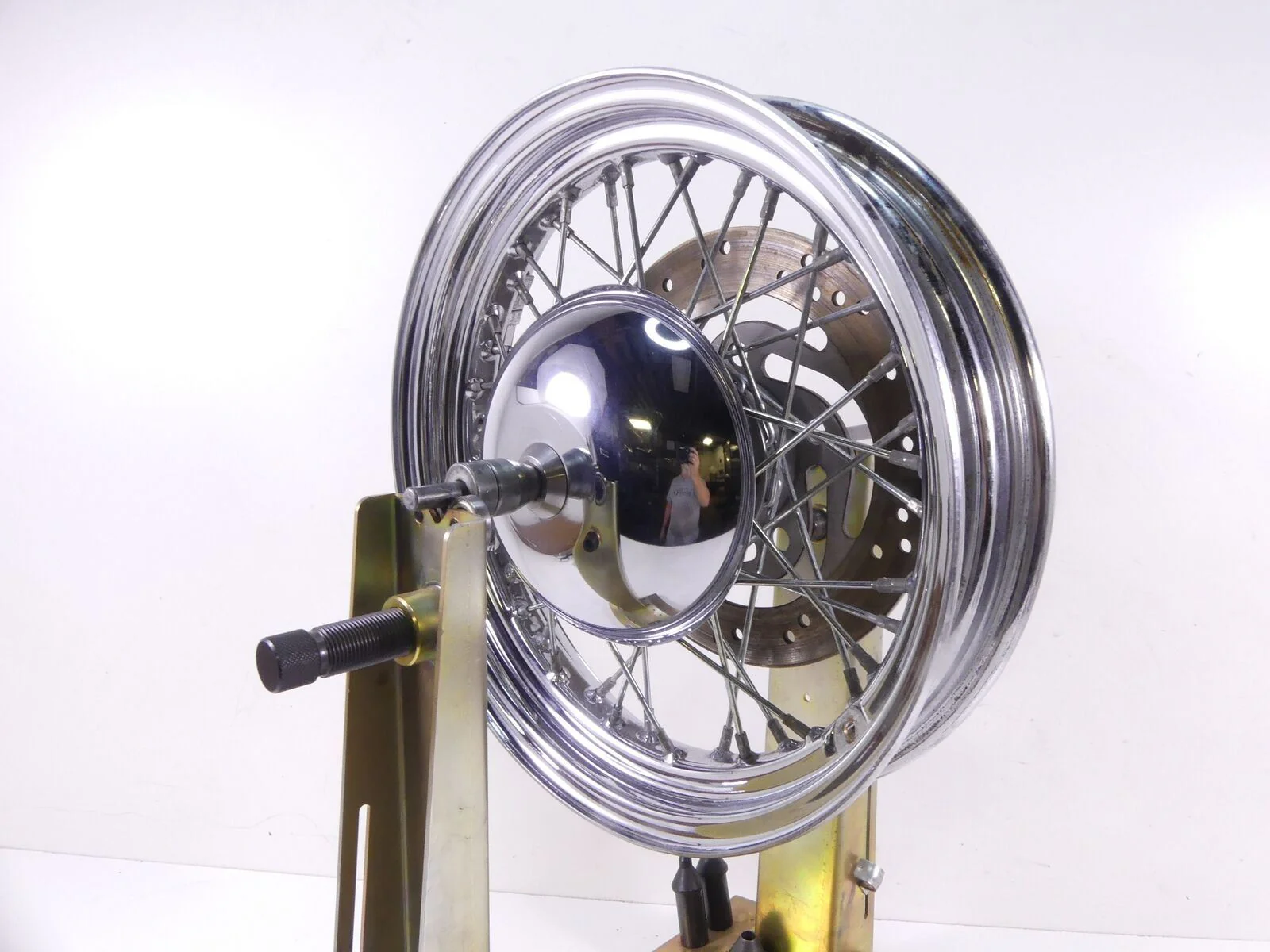 2001 Harley Softail FLSTC Heritage Front Straight 16x3 Wheel Rim 43005-05A - Image 3