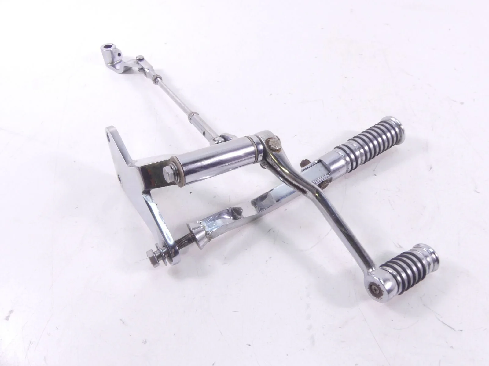 2001 Harley Sportster XL883 Left Right Chrome Fw Foot Control Peg Shifter Br Ped - Image 4