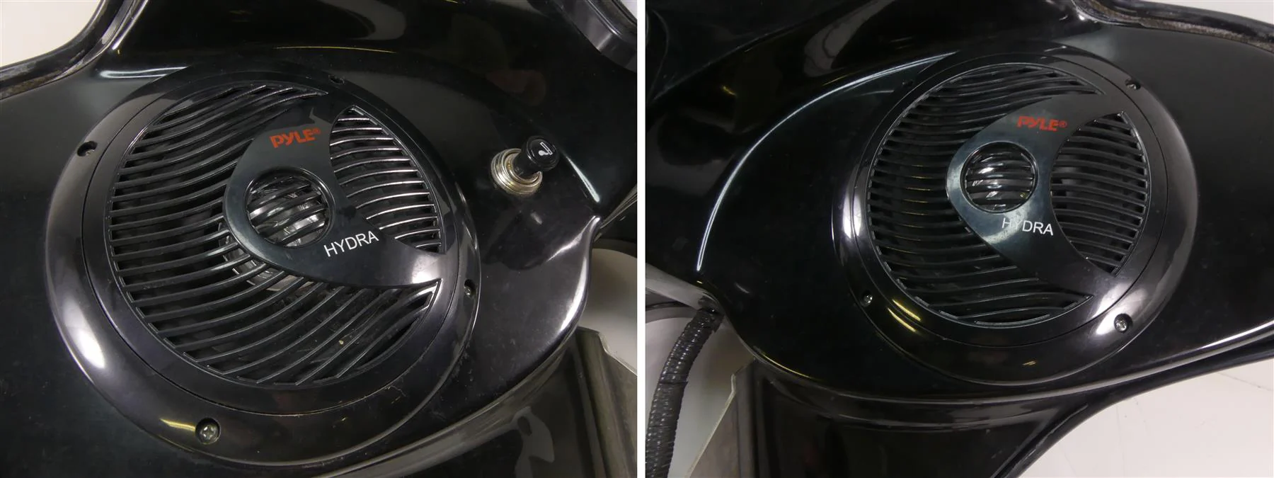 2001 Harley Touring FLHRCI Road King Batwing Front Fairing Speaker Set - Read - Image 5