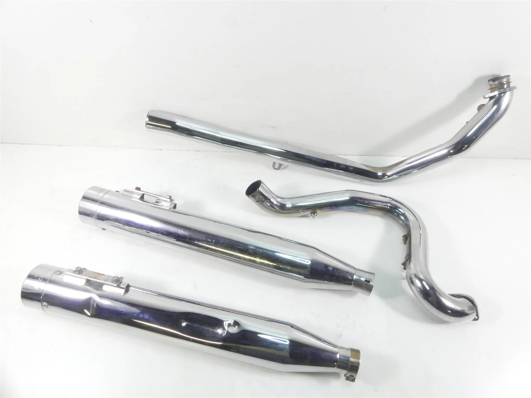 2001 Harley Touring FLHRCI Road King Rinehart True Dual Exhaust Set 100-0102C