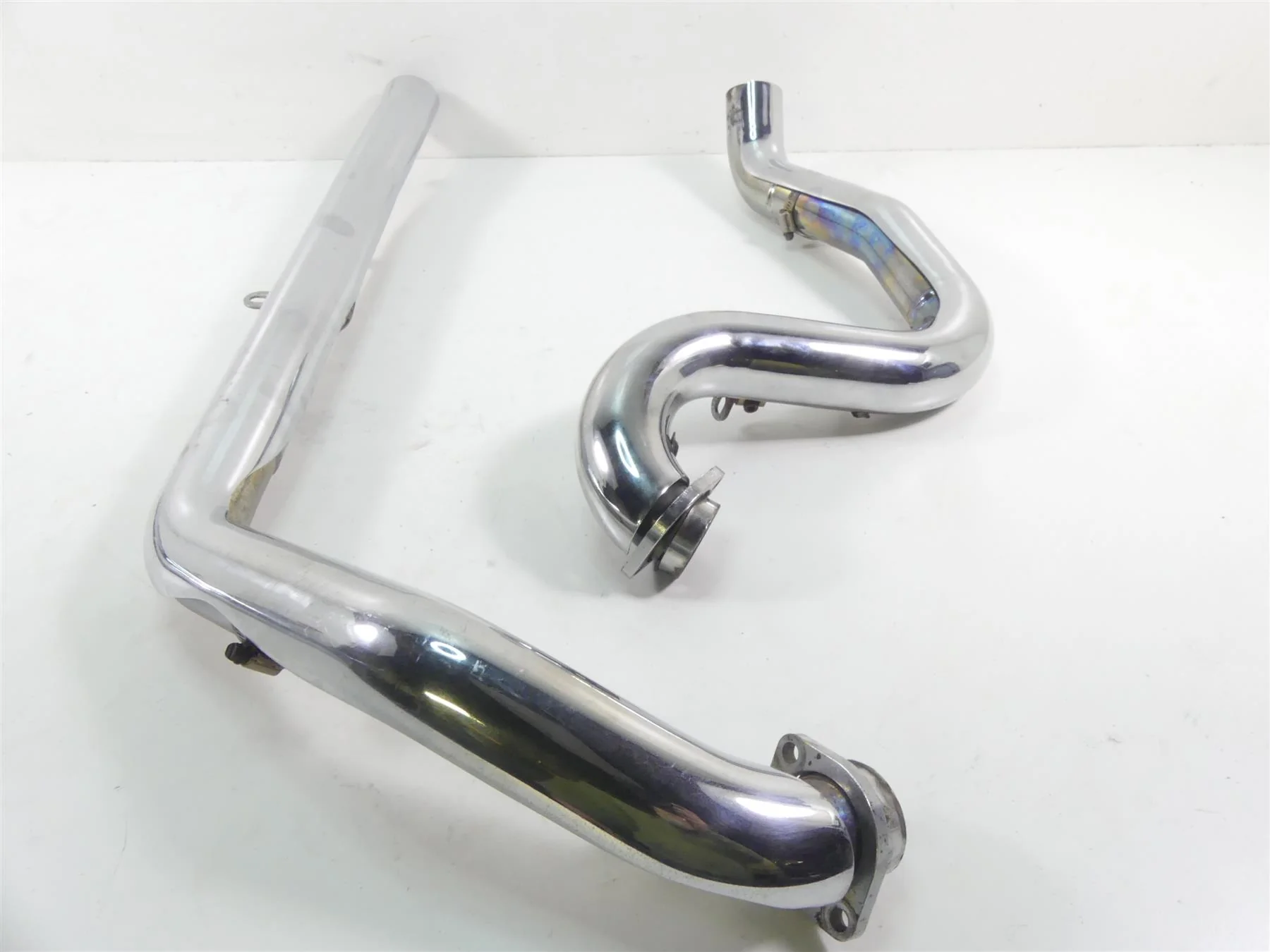 2001 Harley Touring FLHRCI Road King Rinehart True Dual Exhaust Set 100-0102C - Image 4