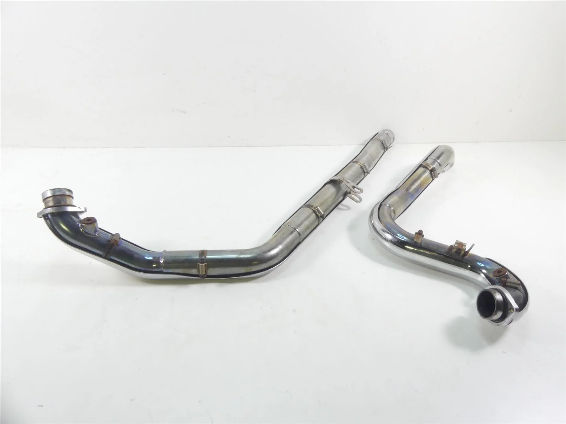 2001 Harley Touring FLHRCI Road King Rinehart True Dual Exhaust Set 100-0102C - Image 5