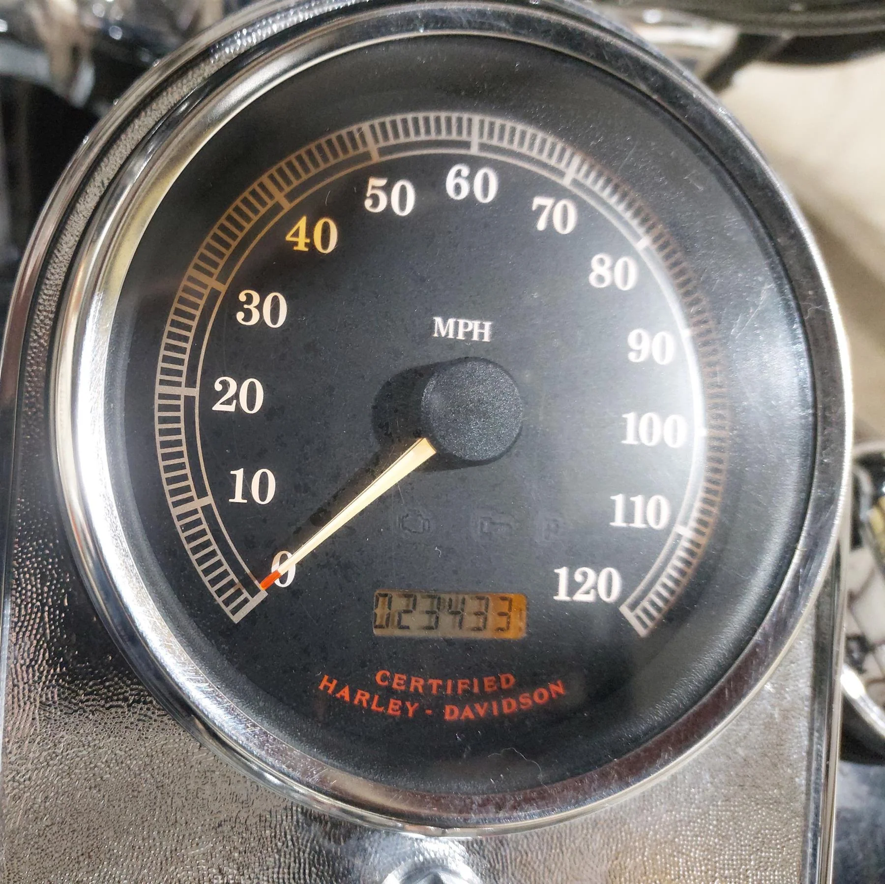 2001 Harley Touring FLHRCI Road King Speedometer Gauge Instrument -23K 67033-99A - Image 2
