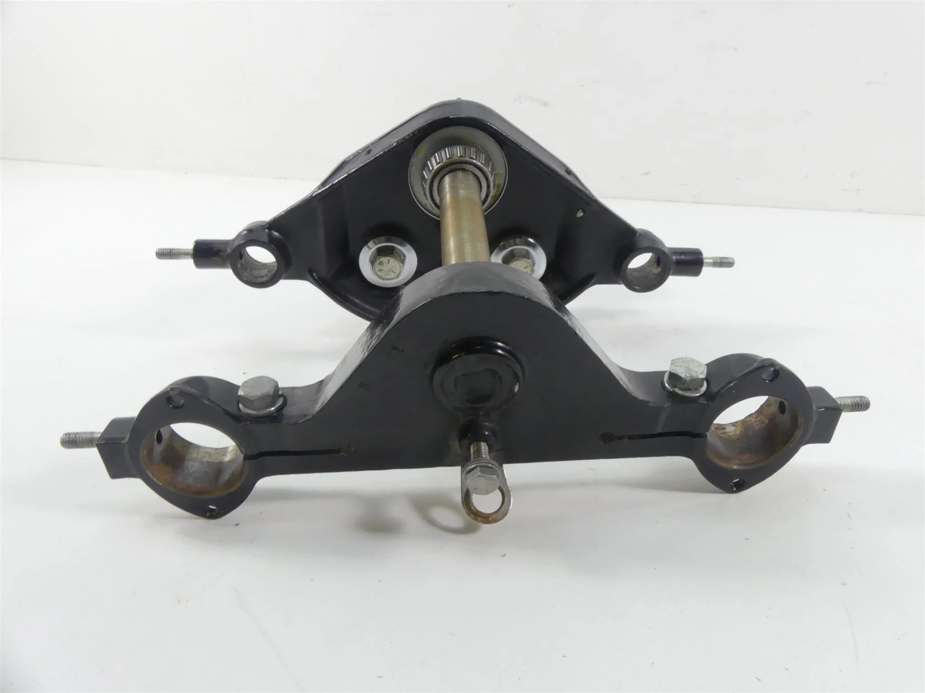 2001 Harley Touring FLHRCI Road King Upper Lower Triple Tree Riser Set 45435-95 - Image 10