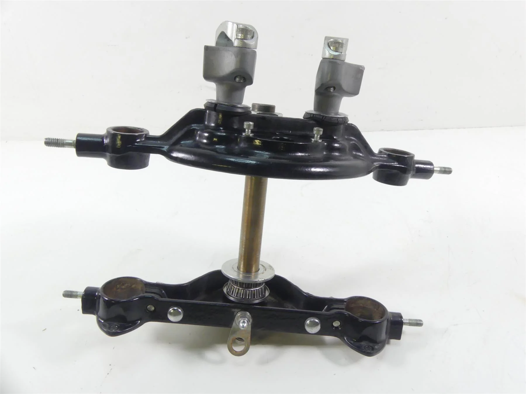 2001 Harley Touring FLHRCI Road King Upper Lower Triple Tree Riser Set 45435-95 - Image 3