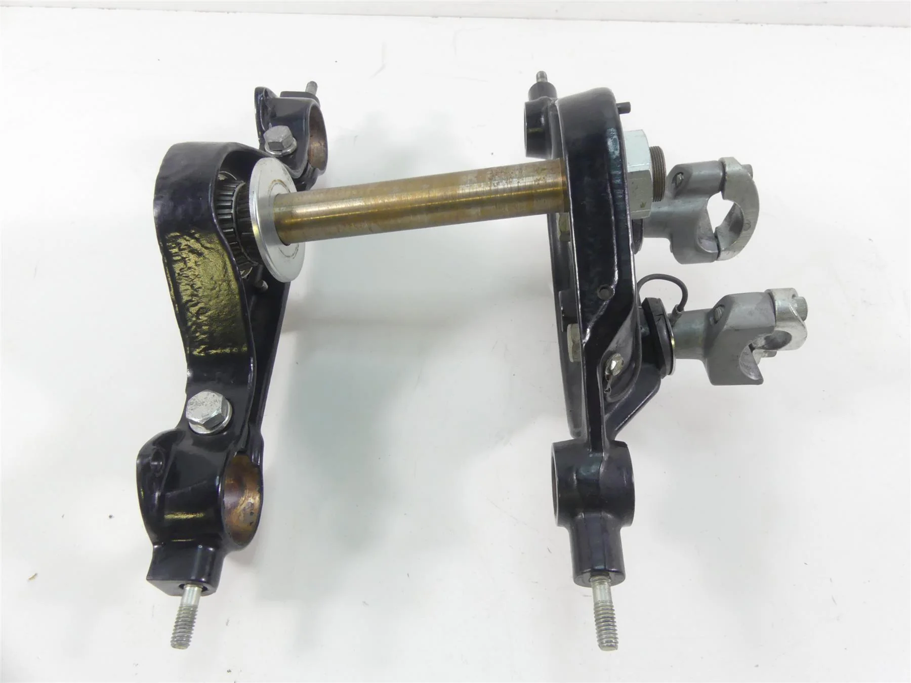 2001 Harley Touring FLHRCI Road King Upper Lower Triple Tree Riser Set 45435-95 - Image 6