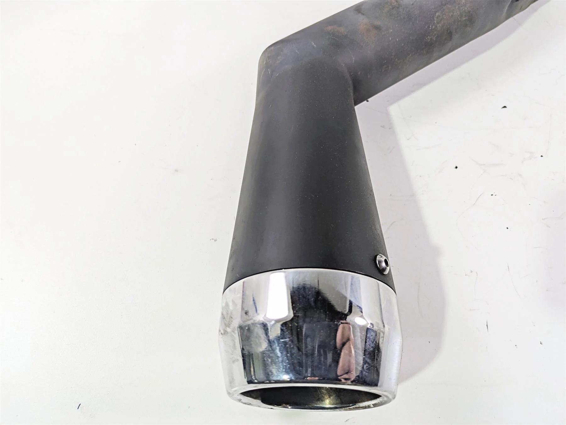2001 Harley Touring FLHX Street Glide 2 into 1 Side Pipe Exhaust System Handmade - Image 6
