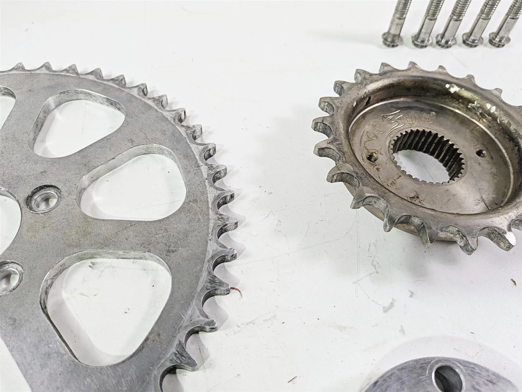 2001 Harley Touring FLHX Street Glide 22T 45T Chain Conversion Kit By 3 Guyz - Image 12