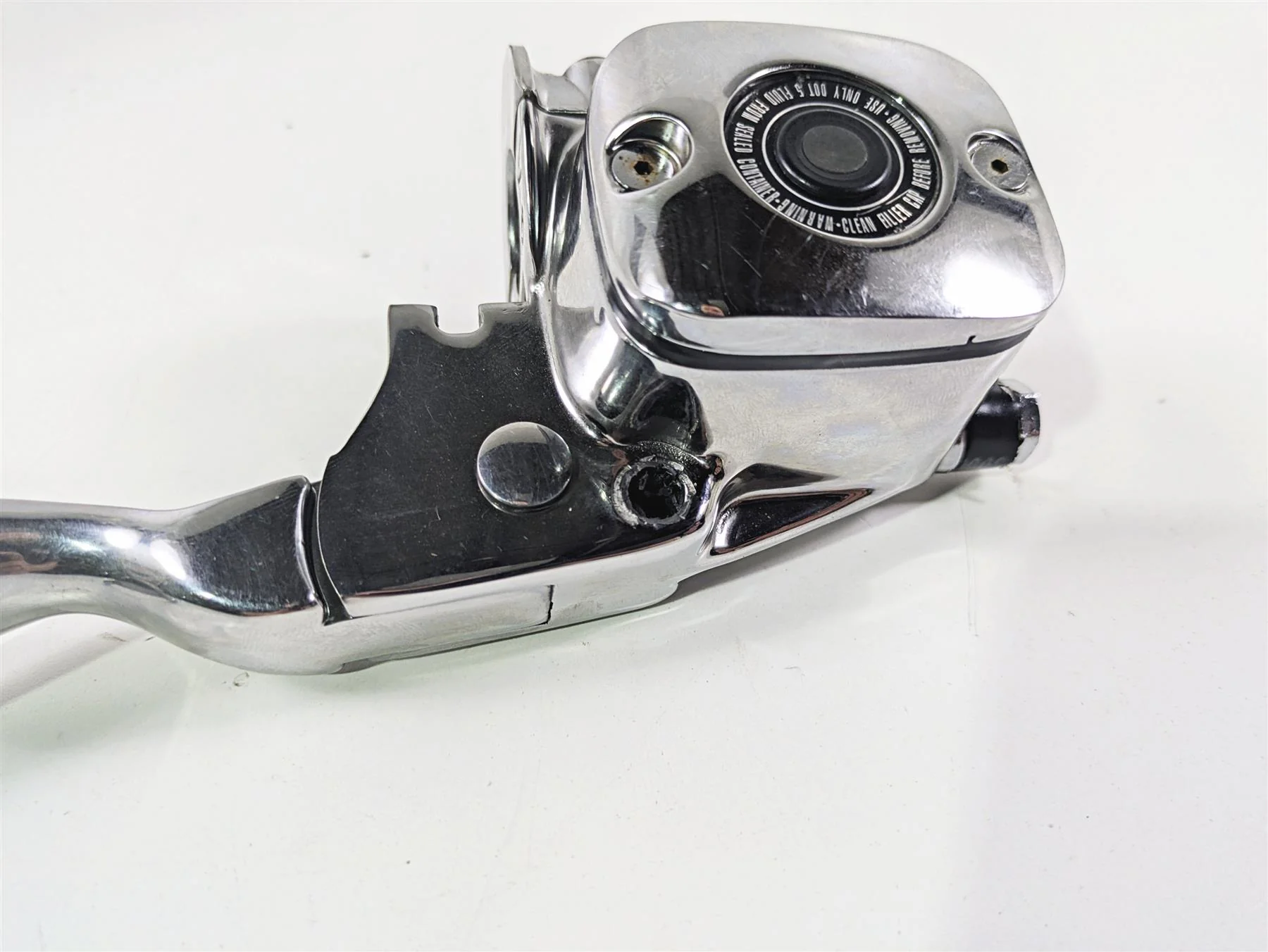2001 Harley Touring FLHX Street Glide Chrome Front Brake Pump 11/16 41700737 - Image 12