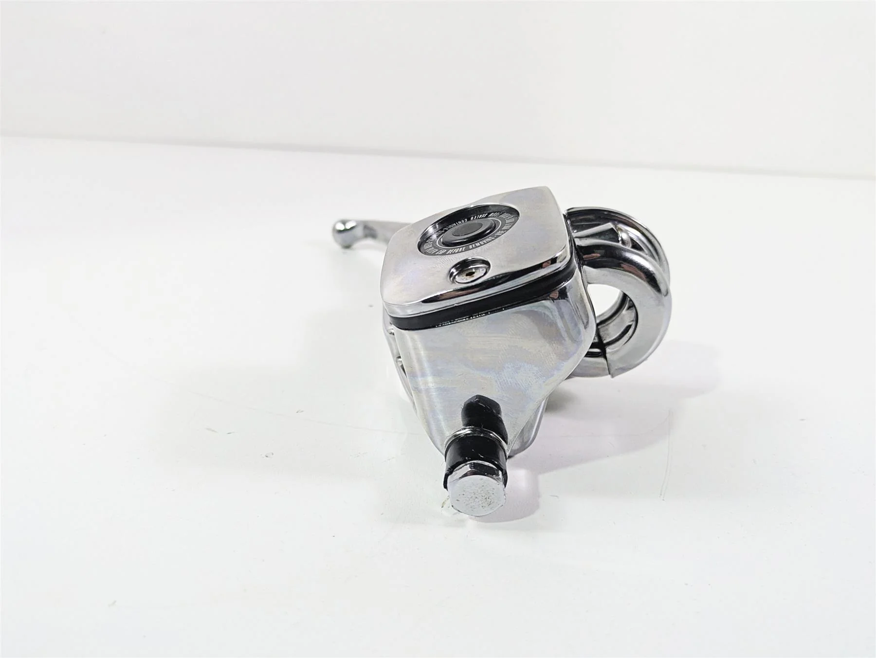 2001 Harley Touring FLHX Street Glide Chrome Front Brake Pump 11/16 41700737 - Image 5