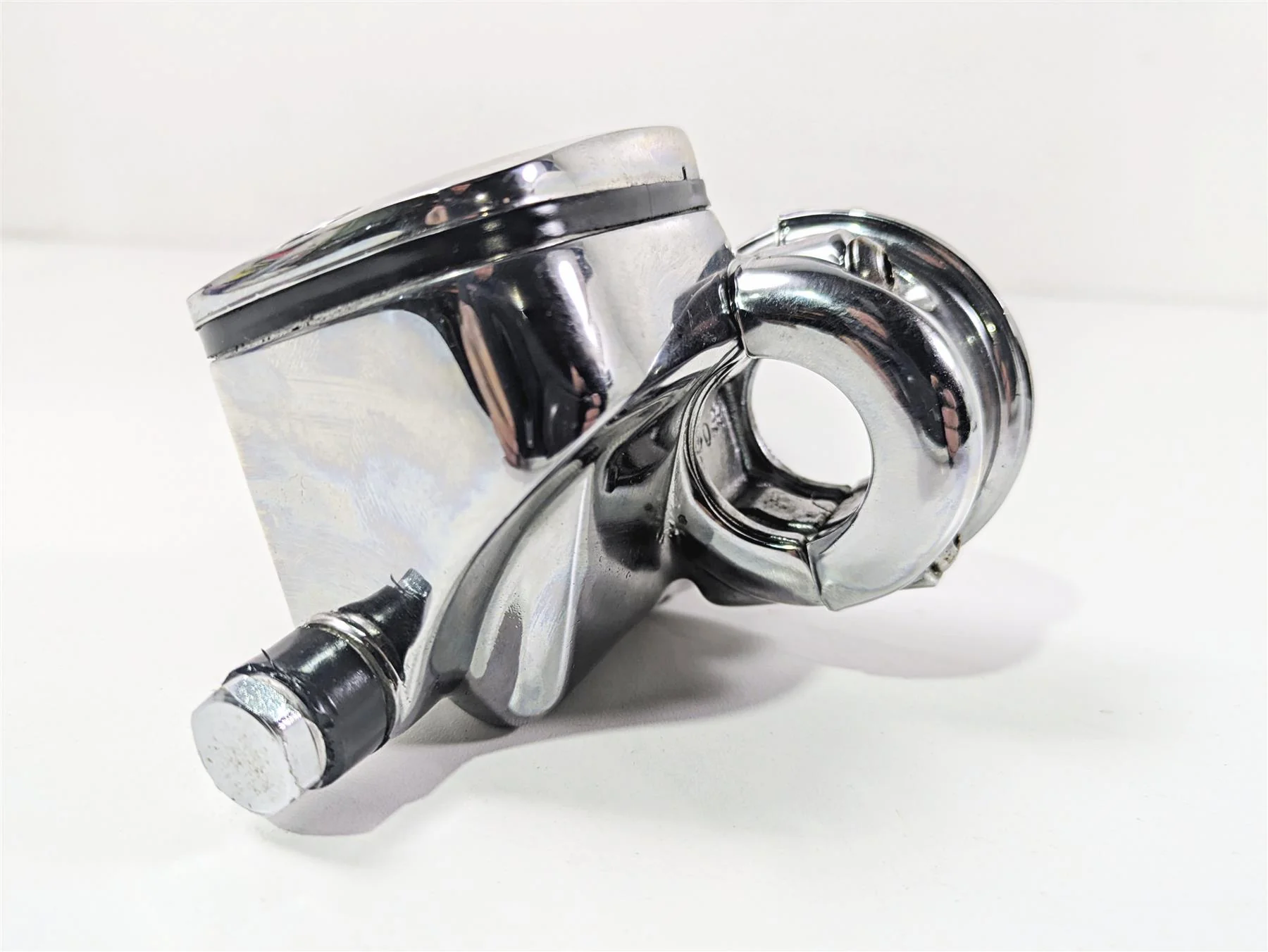 2001 Harley Touring FLHX Street Glide Chrome Front Brake Pump 11/16 41700737 - Image 9