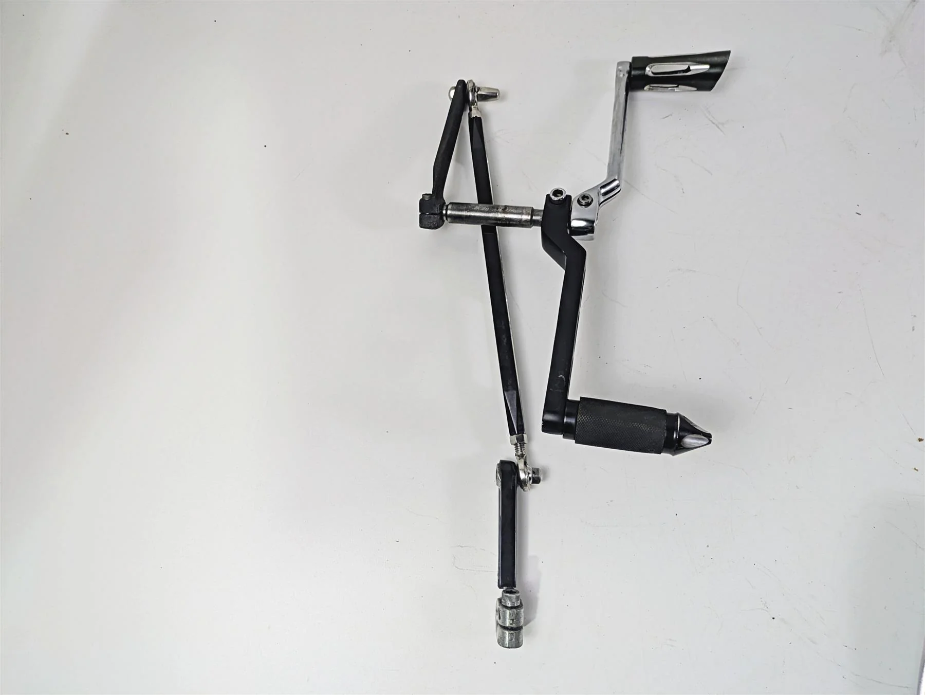 2001 Harley Touring FLHX Street Glide CNC Cut Front Rear Floor Board Pedal Set - Image 7