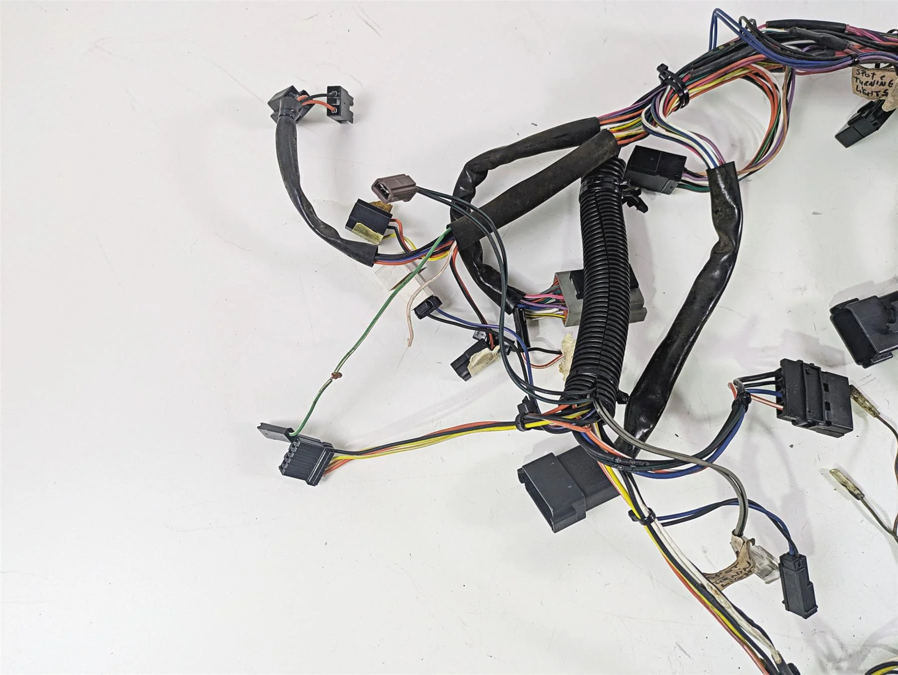 2001 Harley Touring FLHX Street Glide Front Interconnect Wiring - Read 70232-00 - Image 4