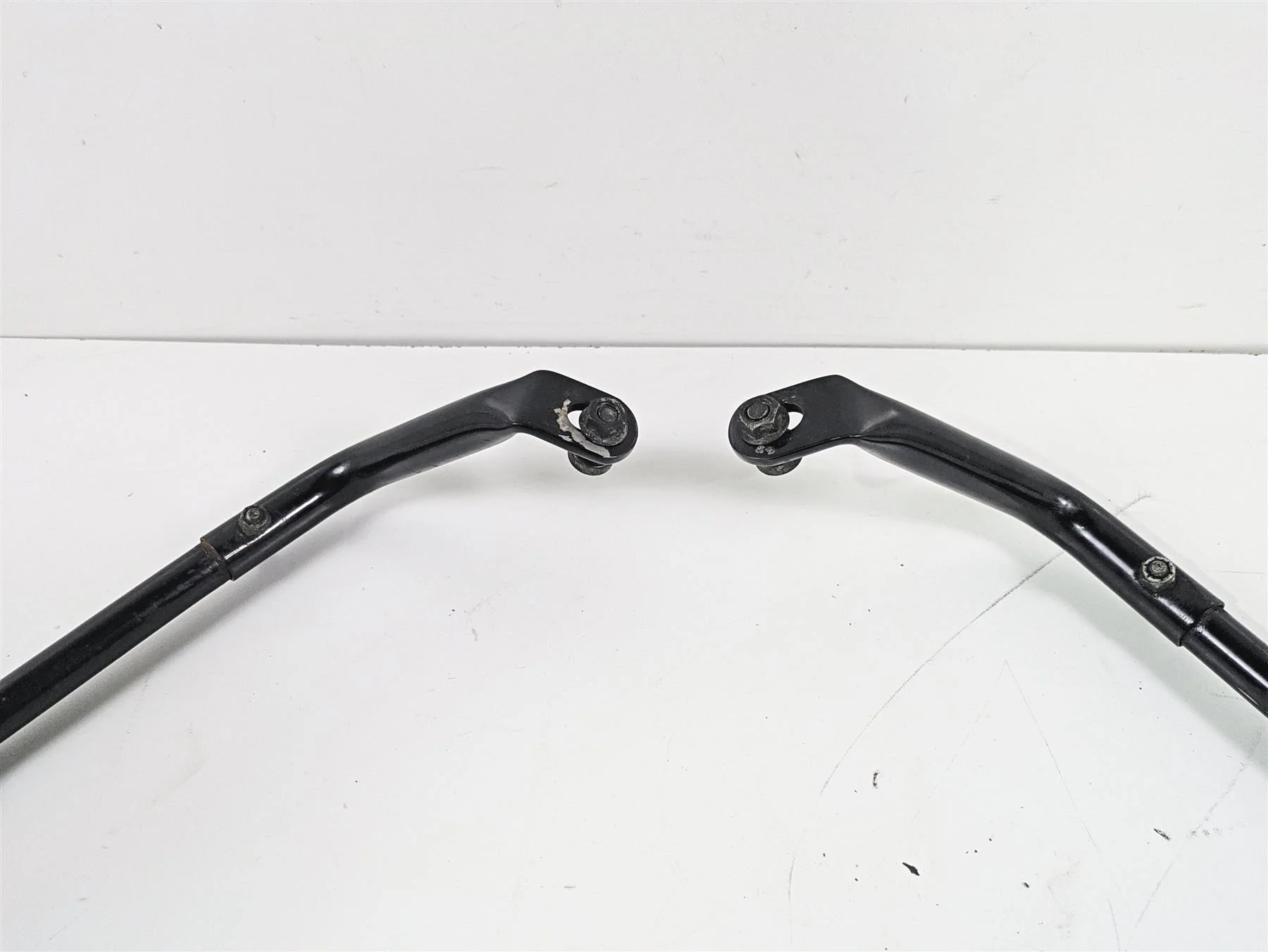 2001 Harley Touring FLHX Street Glide Rear Black Saddle Bag Rack Support Set - Image 12