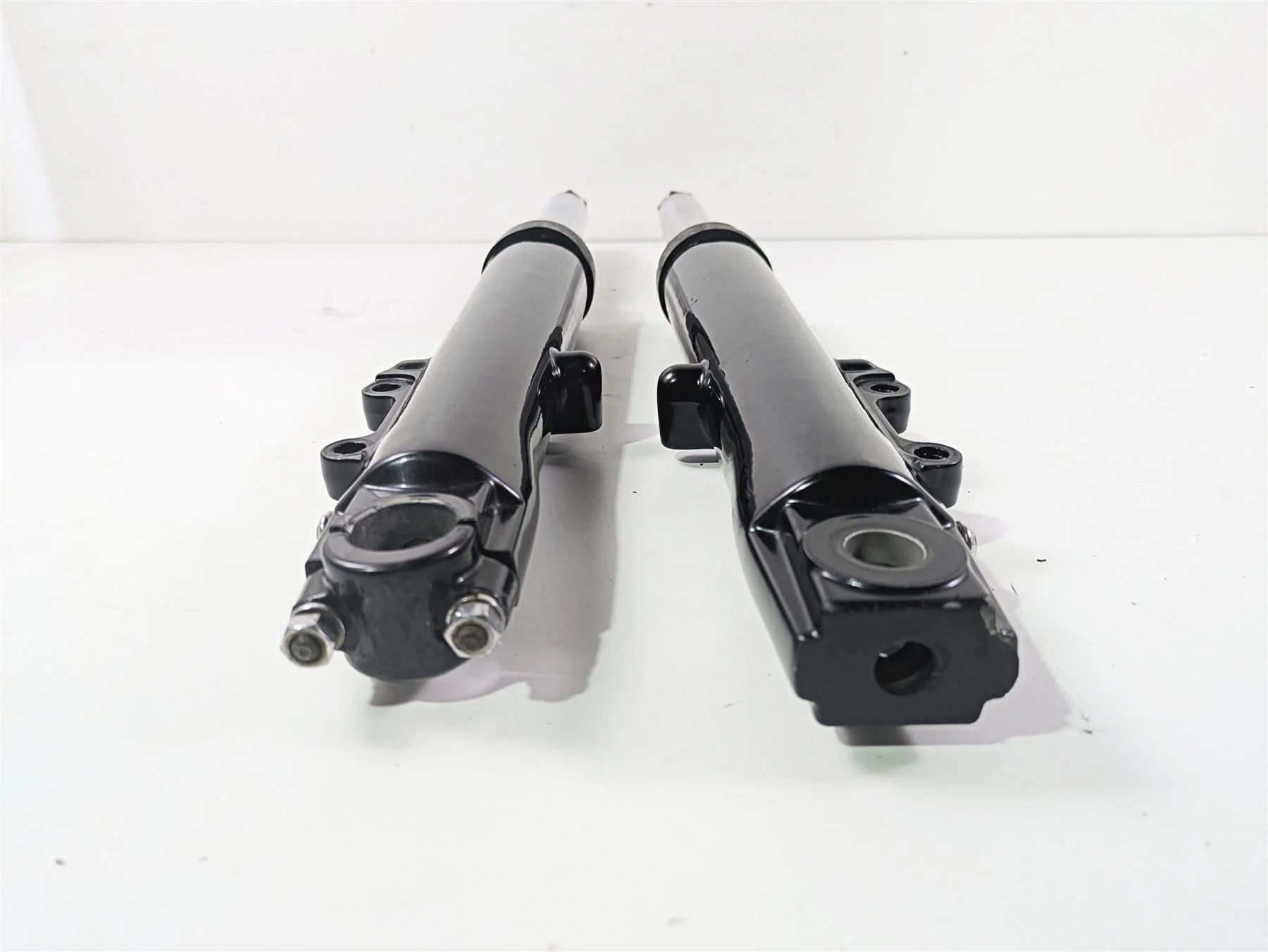 2001 Harley Touring FLHX Street Glide Straight Front Fork Leg Set 46495-00 - Image 3