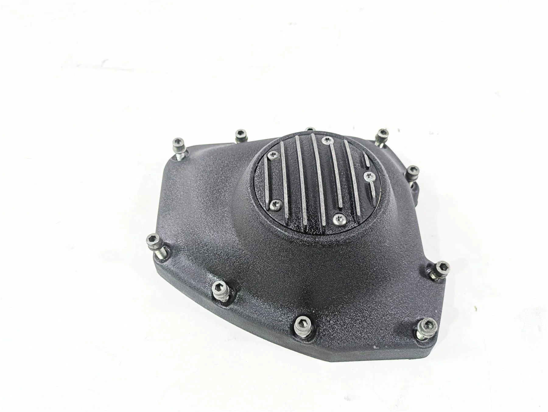 2001 Harley Touring FLHX Street Glide Timing Cover Wrinkled Black 25362-01B - Image 11