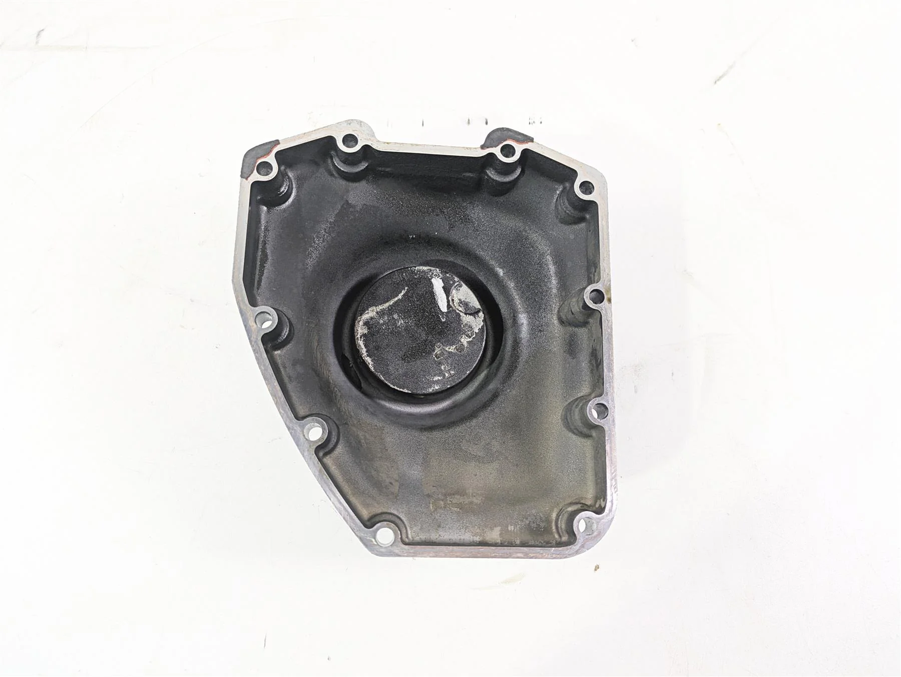 2001 Harley Touring FLHX Street Glide Timing Cover Wrinkled Black 25362-01B - Image 7