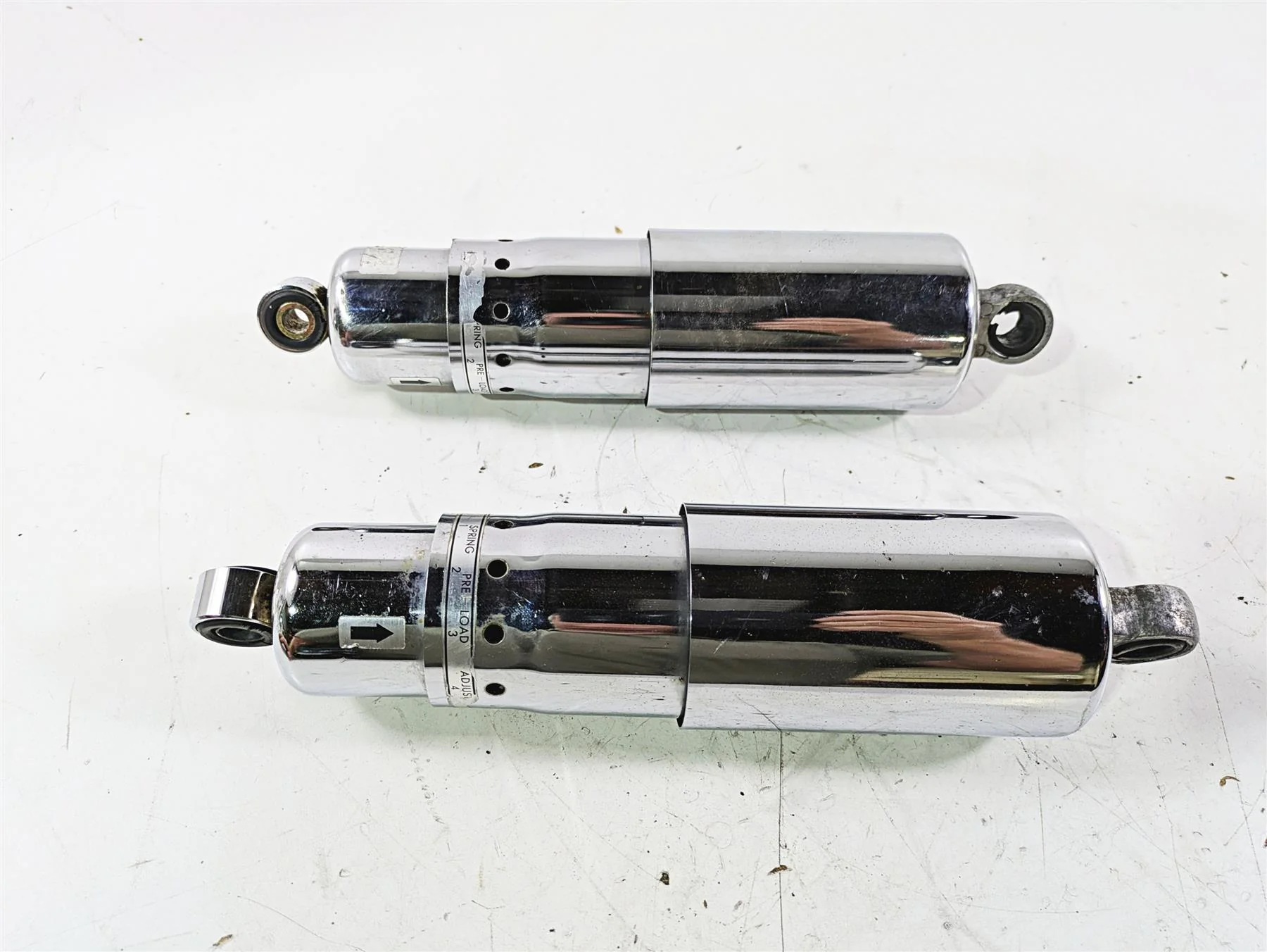2001 Honda VT1100 Shadow Sabre Straight 12" Rear Shock Set 52400-MCK-G01 - Image 2