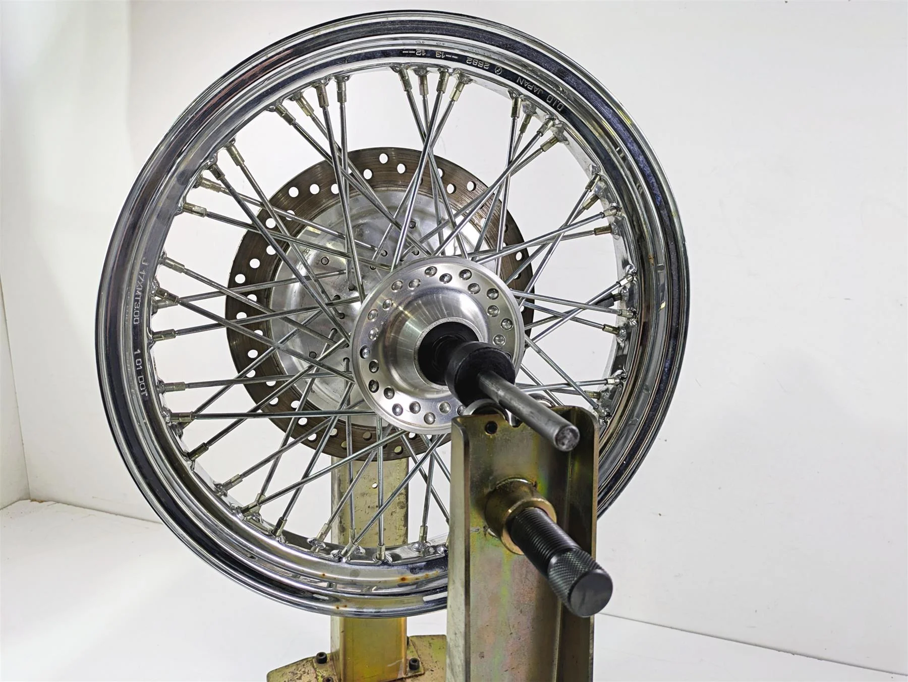 2001 Honda VT750 Shadow Ace 17x3 Spoke Front Wheel  44650-MBA-020 - Image 11
