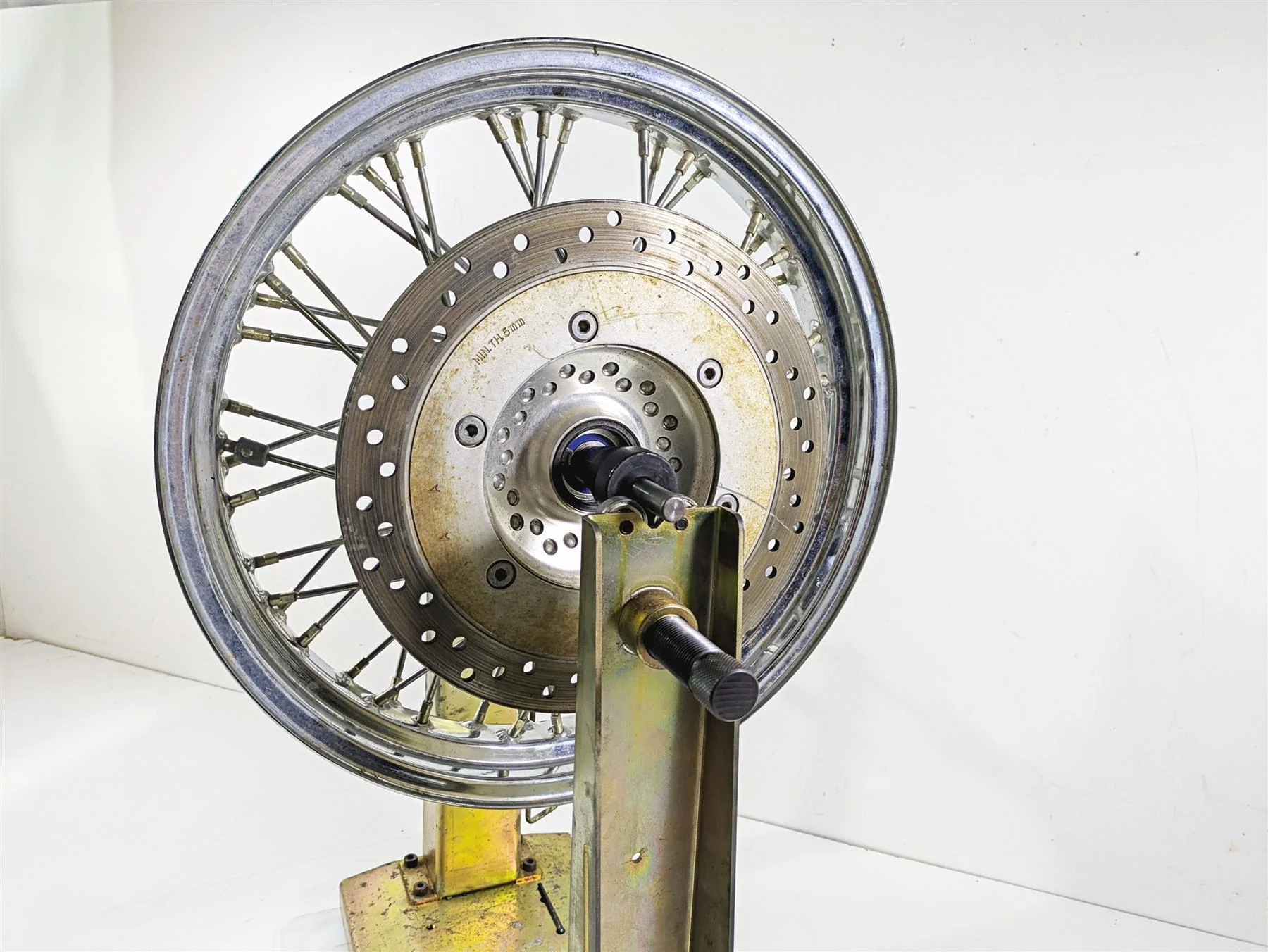 2001 Honda VT750 Shadow Ace 17x3 Spoke Front Wheel  44650-MBA-020 - Image 2