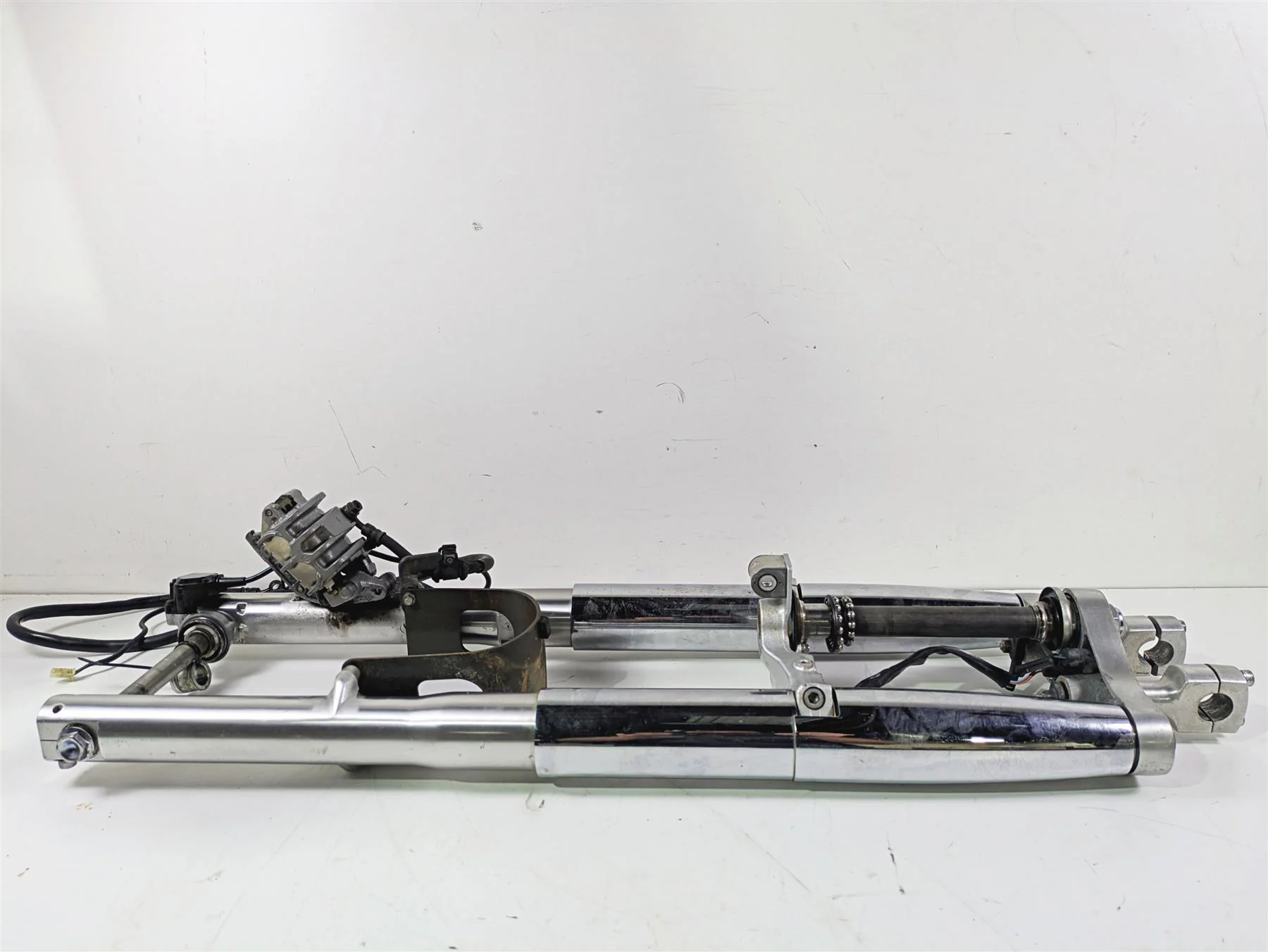 2001 Honda VT750 Shadow Ace Front Fork Triple Tree Caliper Set 51400-MBA-611 - Image 5