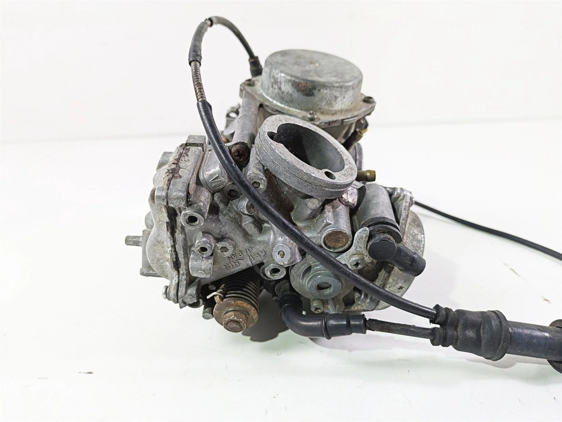 2001 Honda VT750 Shadow Ace Keihin Carburetor Carb Set 16100-MBA-980 - Image 7