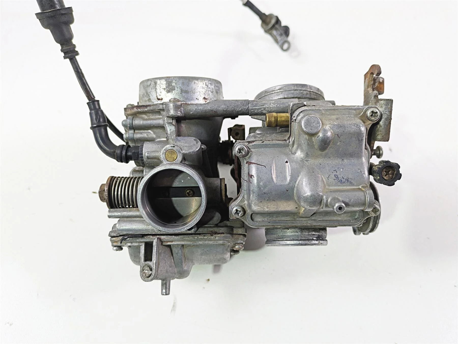 2001 Honda VT750 Shadow Ace Keihin Carburetor Carb Set 16100-MBA-980 - Image 8