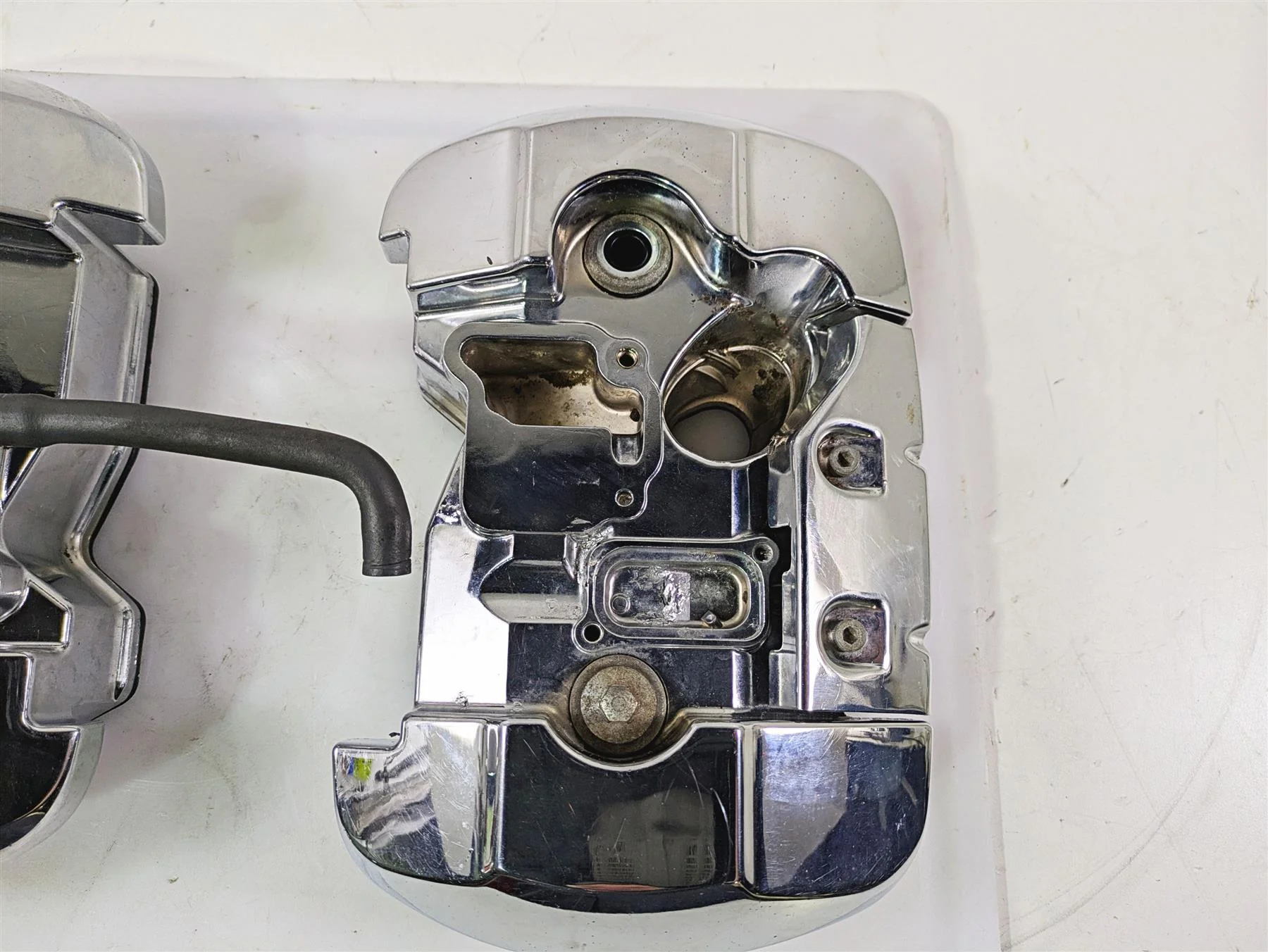 2001 Honda VT750 Shadow Ace Valve Cover Chrome Covers Set 12311-MBA-710 - Image 5