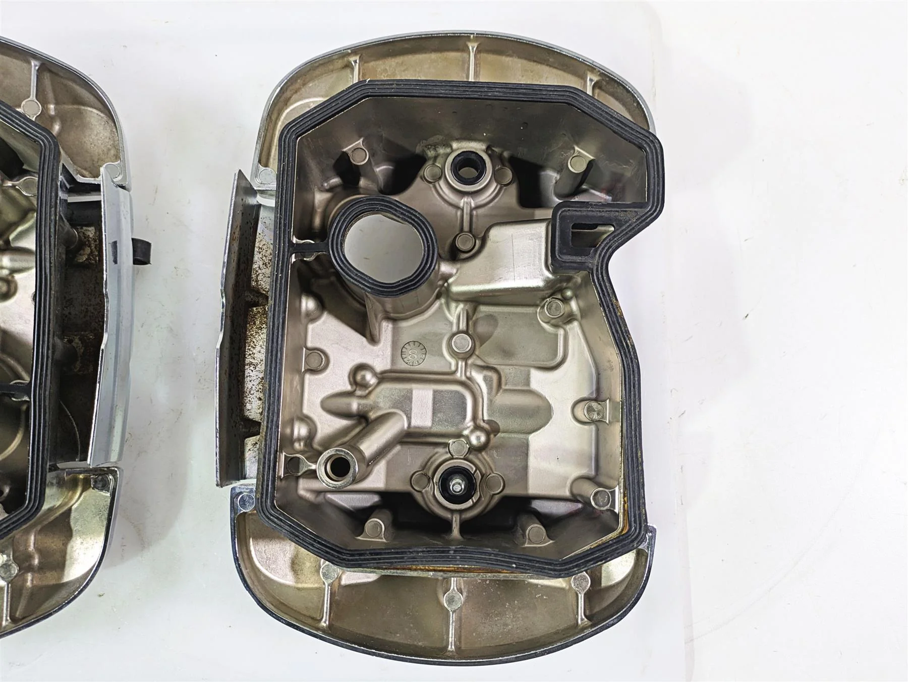 2001 Honda VT750 Shadow Ace Valve Cover Chrome Covers Set 12311-MBA-710 - Image 8