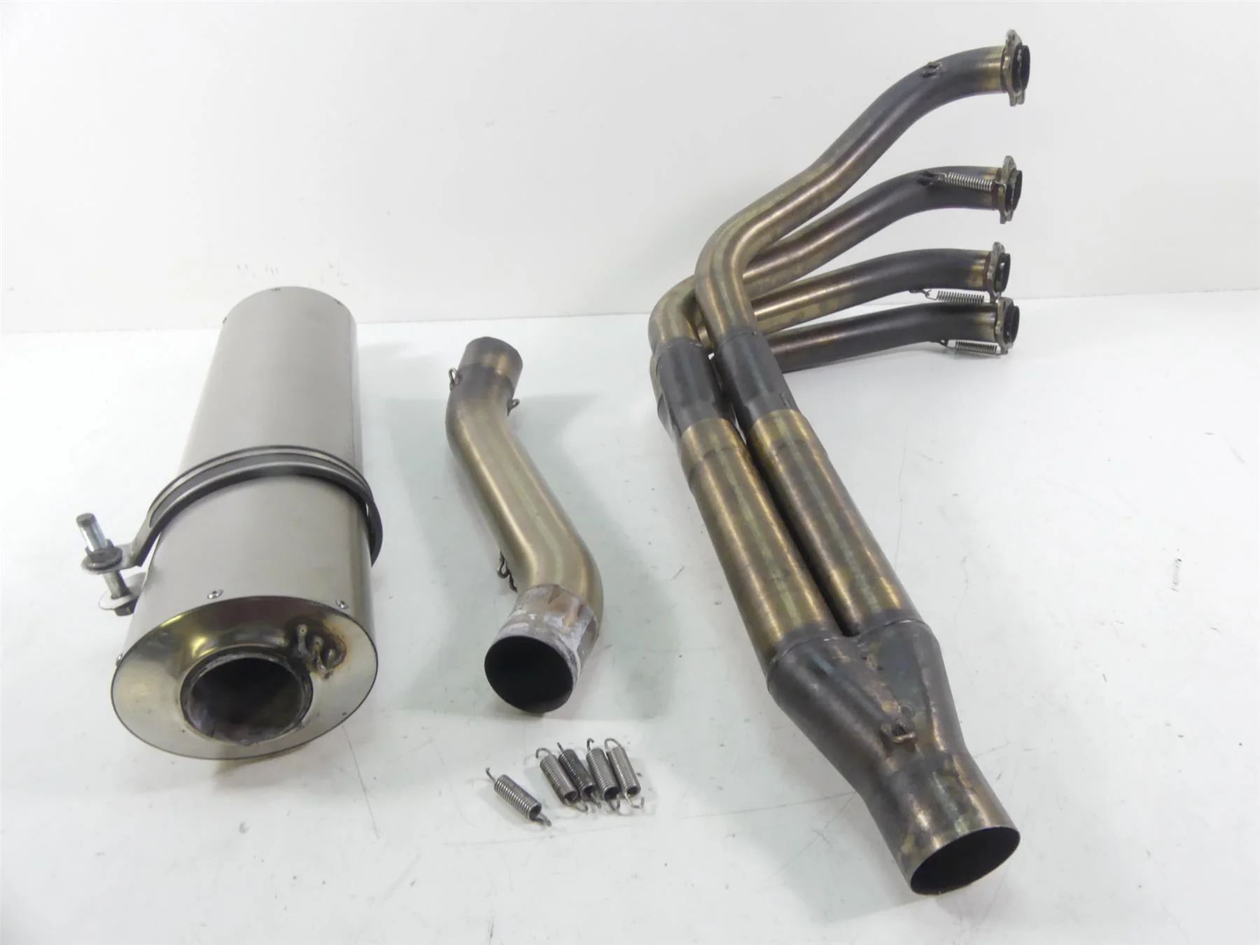 2001 Kawasaki ZX600J2 ZX6R Ninja Hindle Titanium Full Exhaust System 4into1 - Image 11