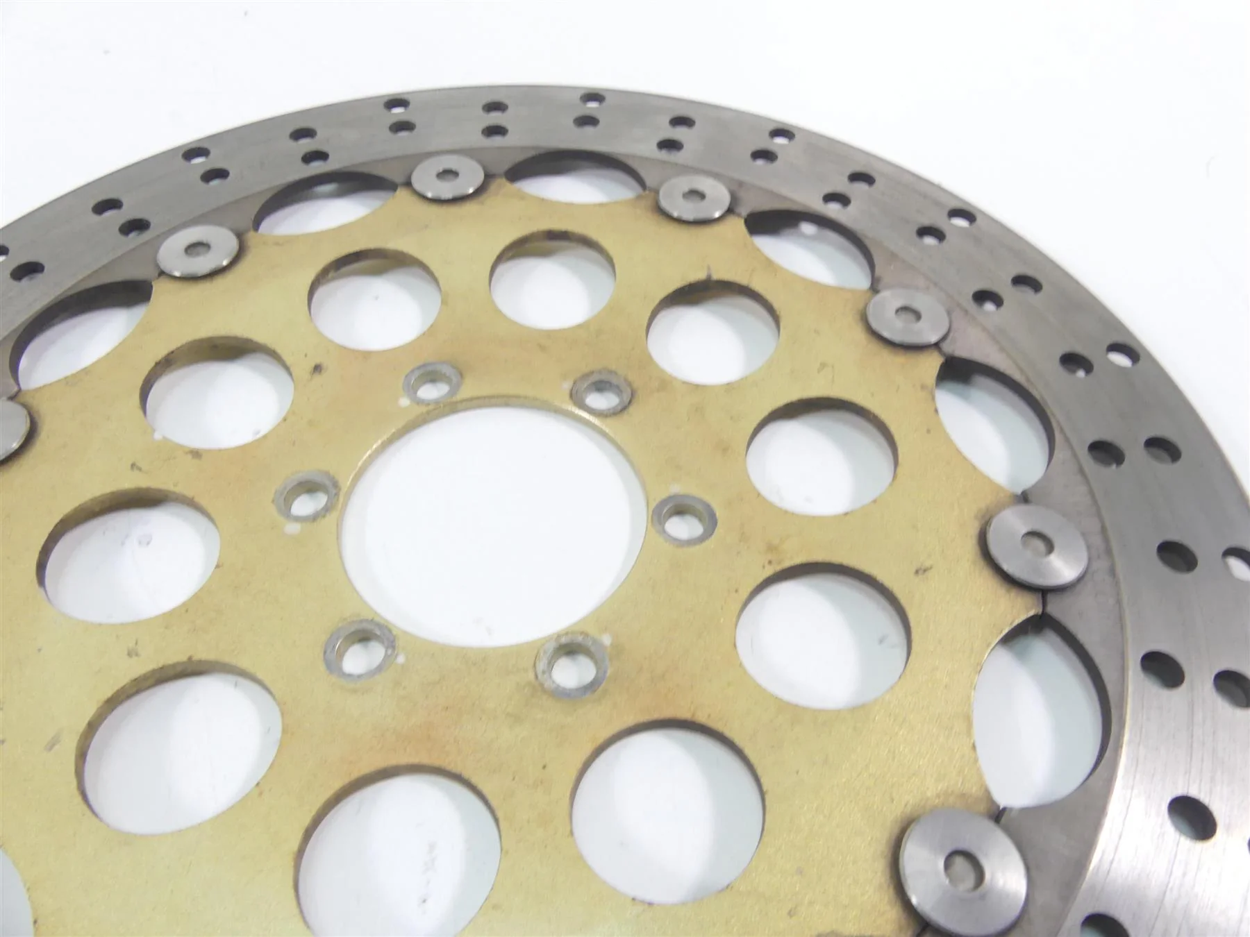 2001 Moto Guzzi California Sp 1100  Front Brake Rotor Disc Set GU37613305 - Image 6