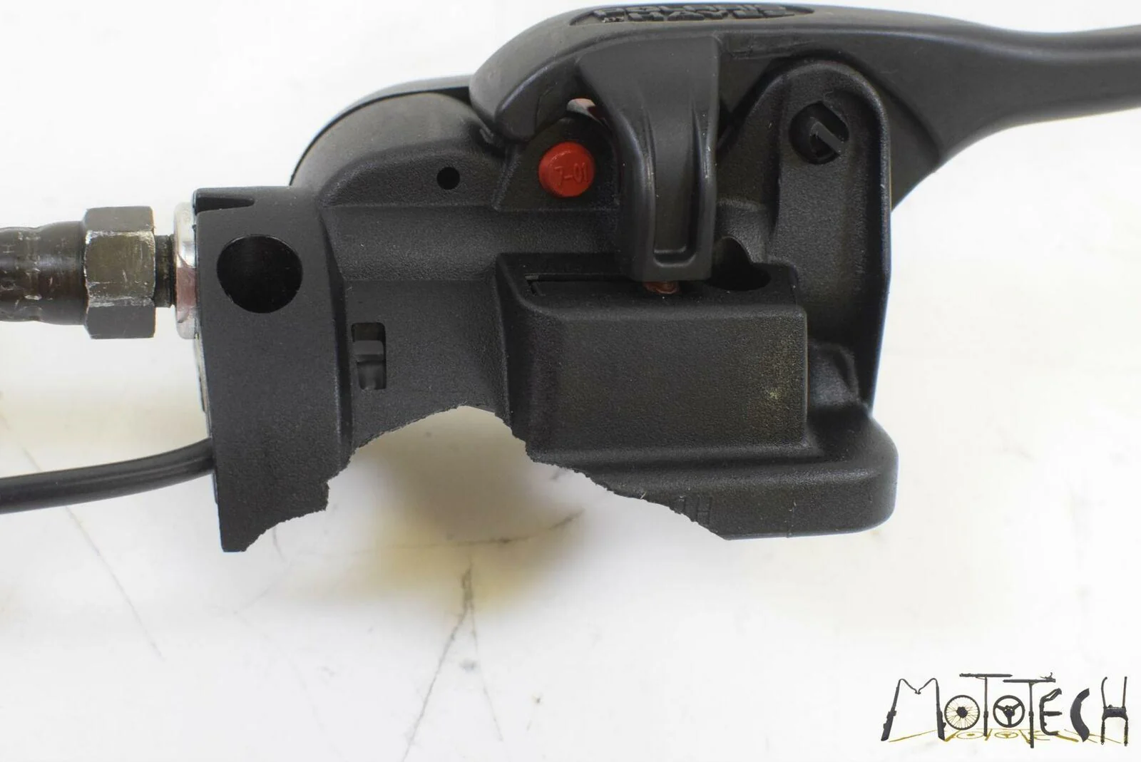 2001 Polaris 550 Sport Touring ES Hand Brake Master Cylinder & Line 2202931 - Image 6