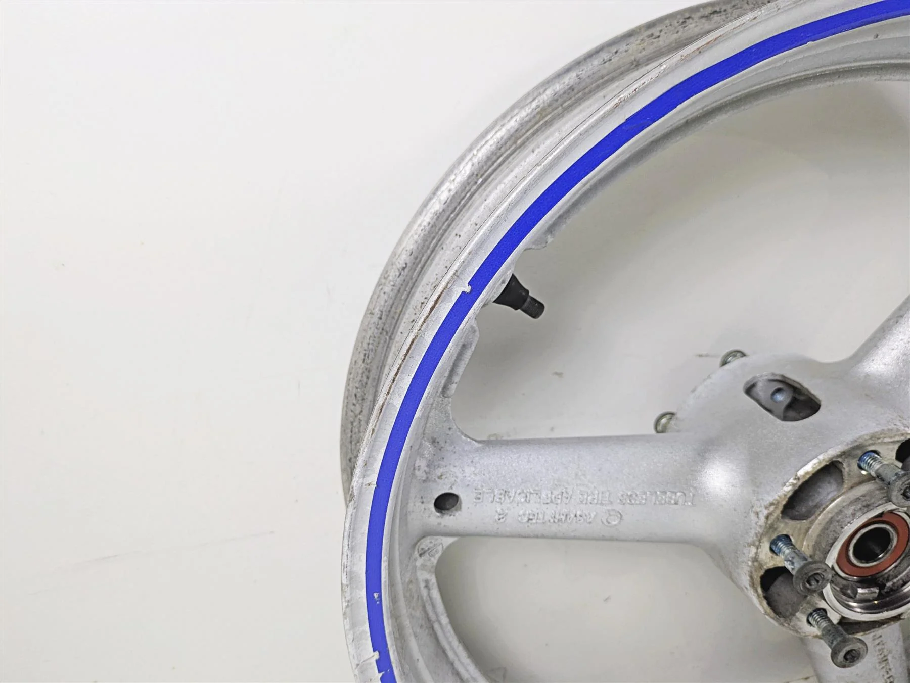 2001 Suzuki SV650 Front Rear Wheel Rim 17x3.5 17x4.5 54111-03FA0 54111-03FA1 - Image 11