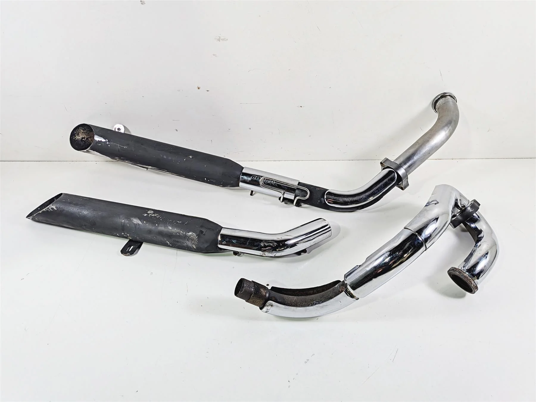 2001 Suzuki VZ800 Marauder Cobra True Duals Exhaust Muffler Header Set