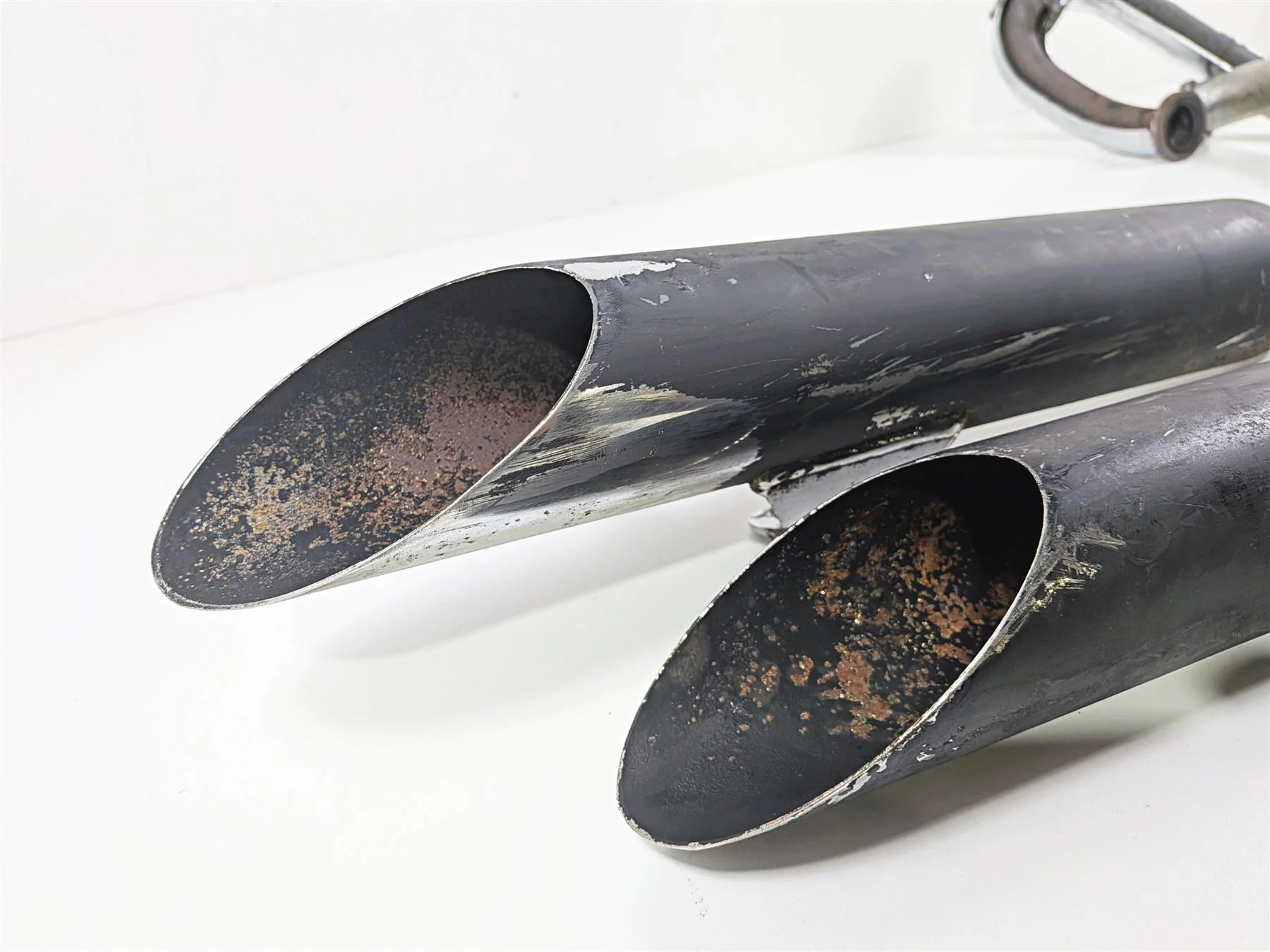2001 Suzuki VZ800 Marauder Cobra True Duals Exhaust Muffler Header Set - Image 6