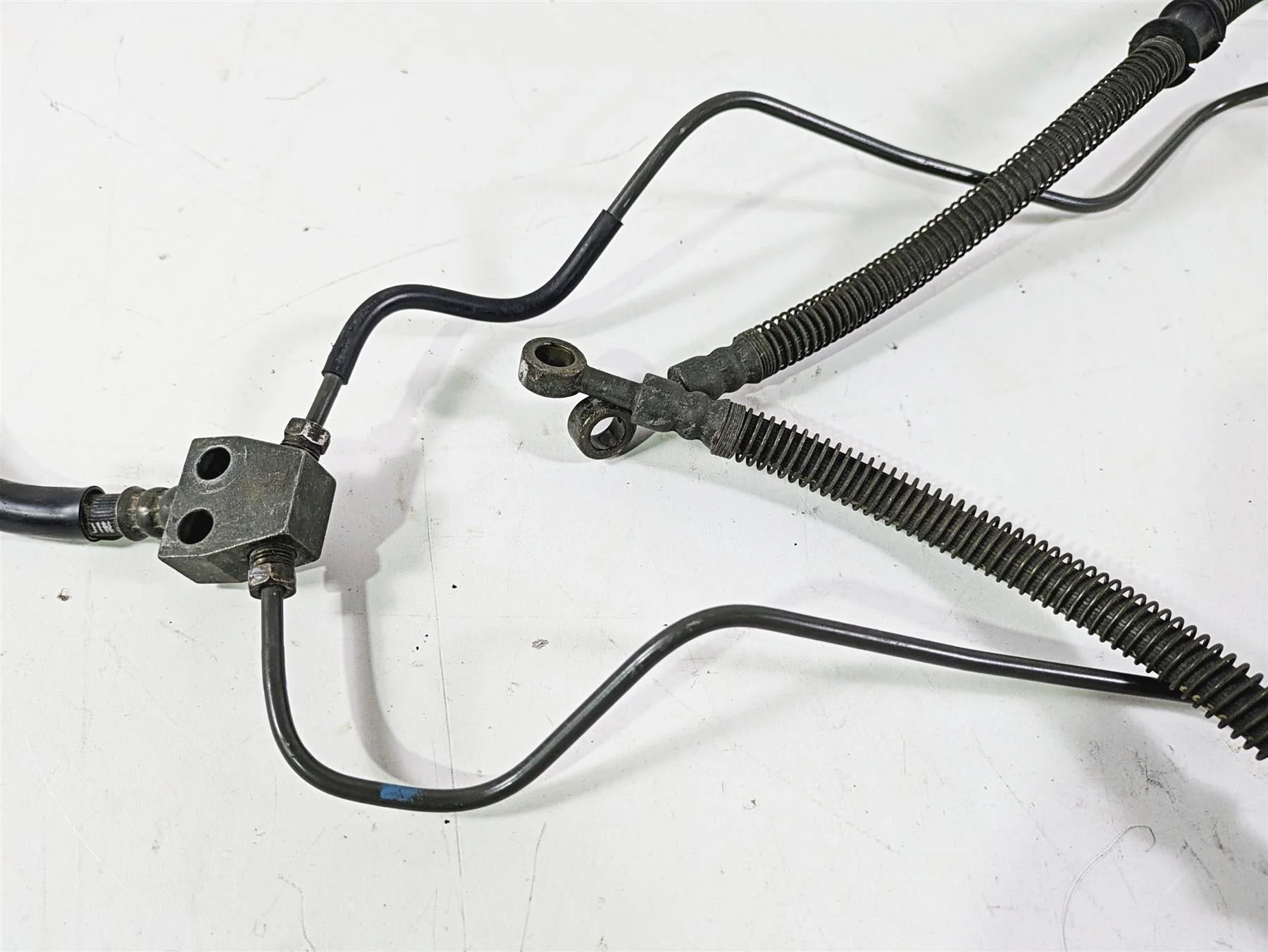 2001 Yamaha Banshee YFZ350 Front Brake Line Hose Set 3GG-25873-11-00 - Image 8