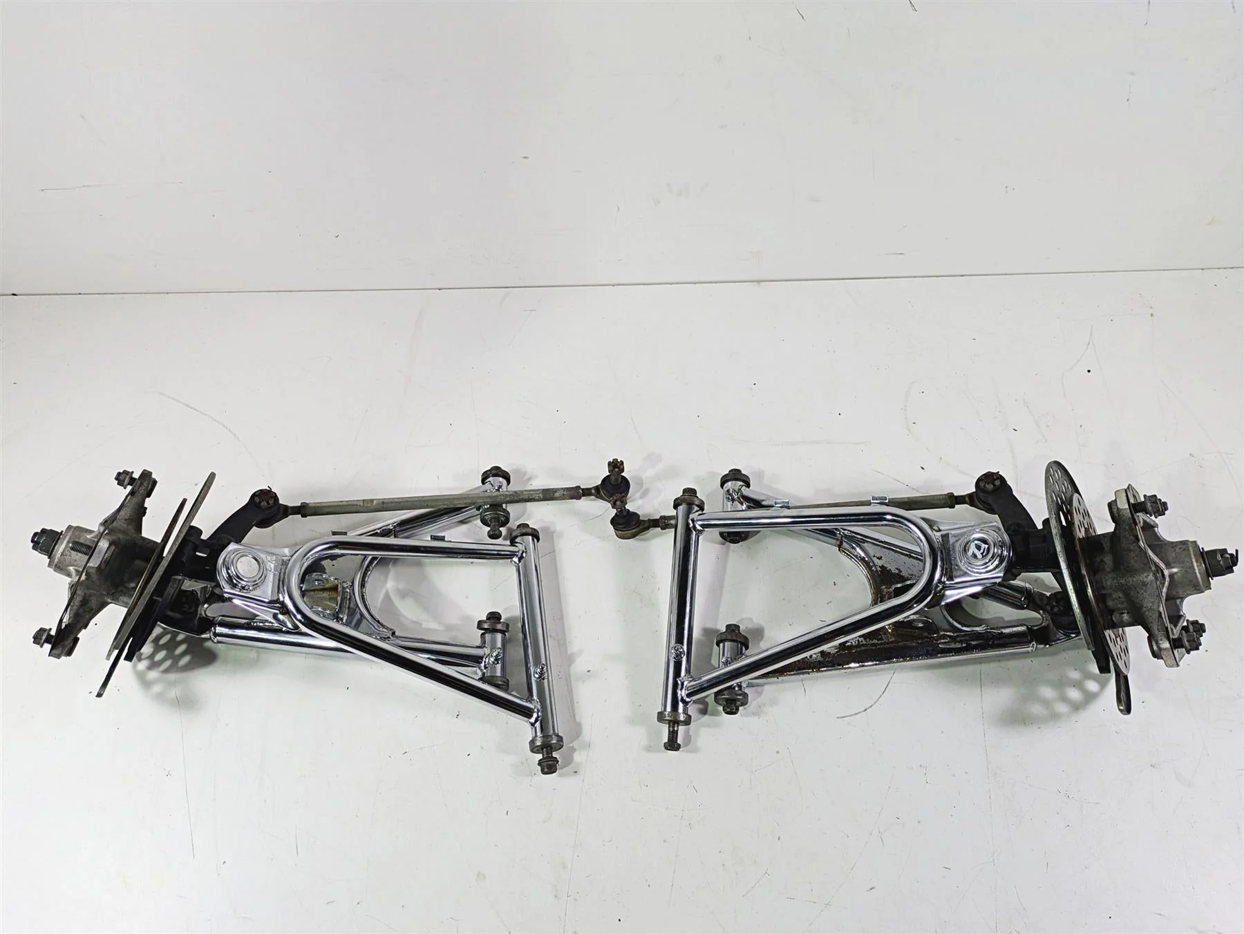2001 Yamaha Banshee YFZ350 Front Left & Right Knee Assembly Set 2GU-23570-00-35 - Image 2