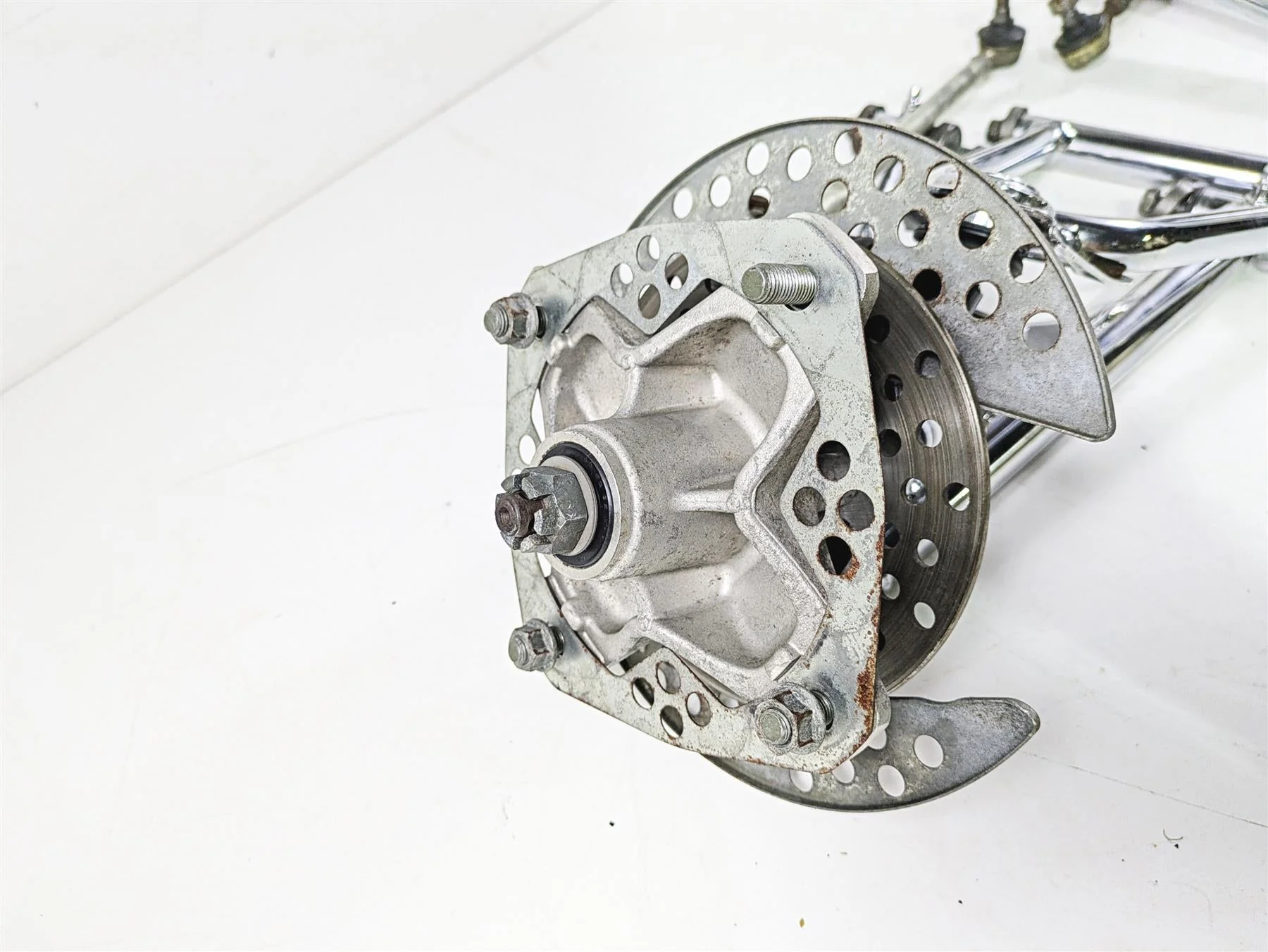 2001 Yamaha Banshee YFZ350 Front Left & Right Knee Assembly Set 2GU-23570-00-35 - Image 7