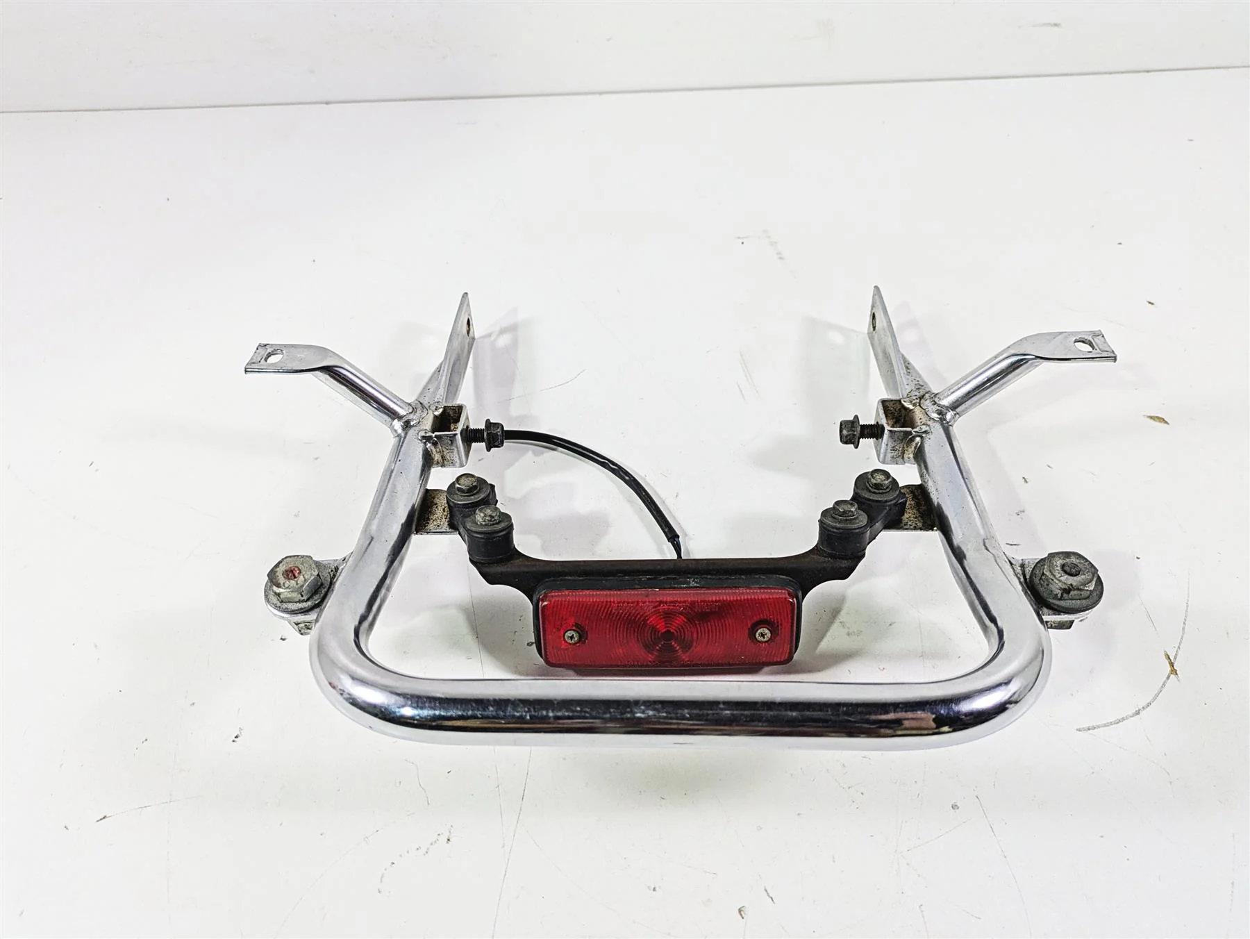 2001 Yamaha Banshee YFZ350 Rear Chrome Rail & Taillight Set 3GG-2845R-00-00