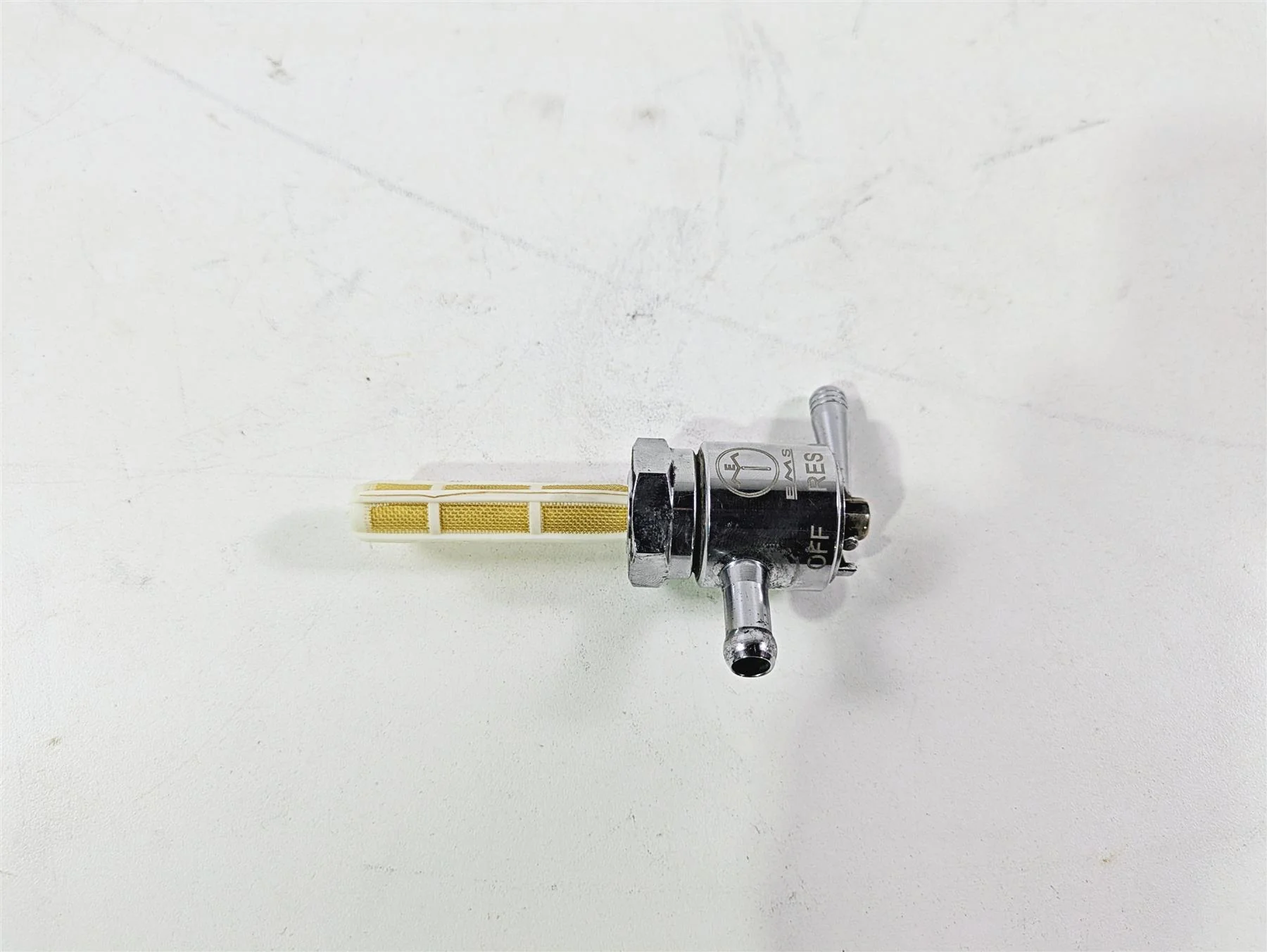 2002 Big Dog Pitbull EMS  Chrome Fuel Gas Petrol Petcock Valve - Image 3