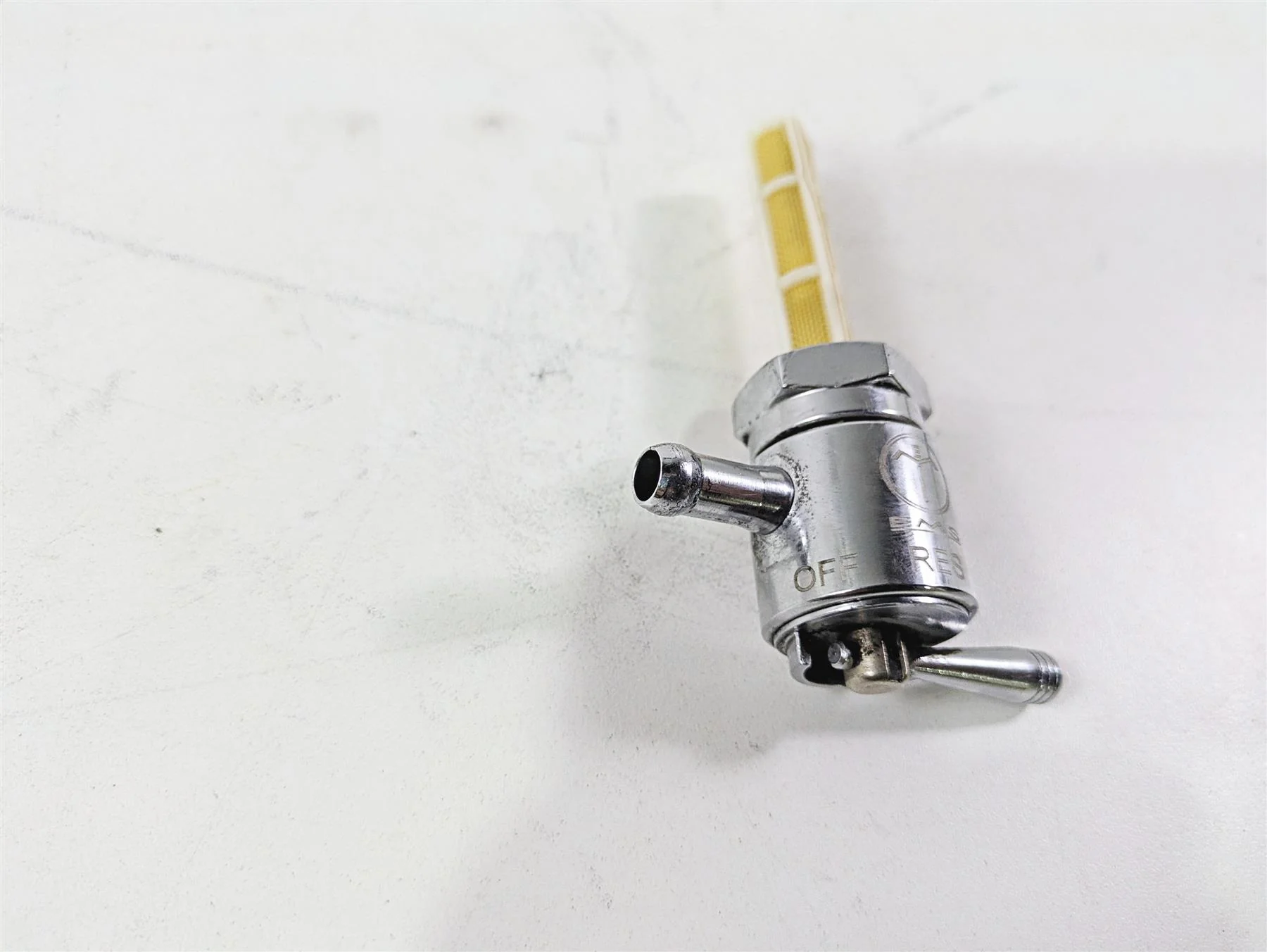 2002 Big Dog Pitbull EMS  Chrome Fuel Gas Petrol Petcock Valve - Image 6