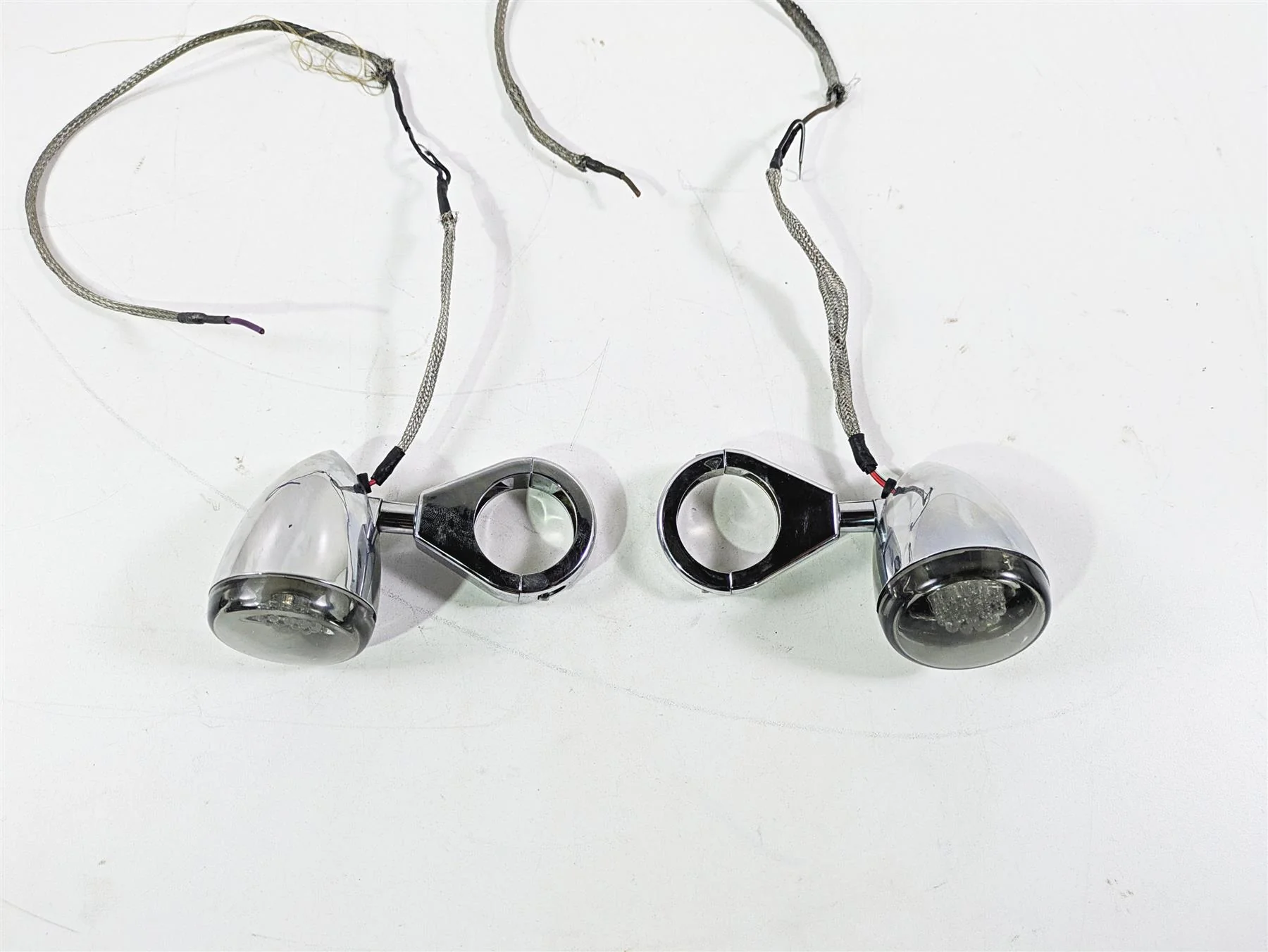 2002 Big Dog Pitbull Front Blinker Turn Signal Set Led BDM130-00794 - Image 10