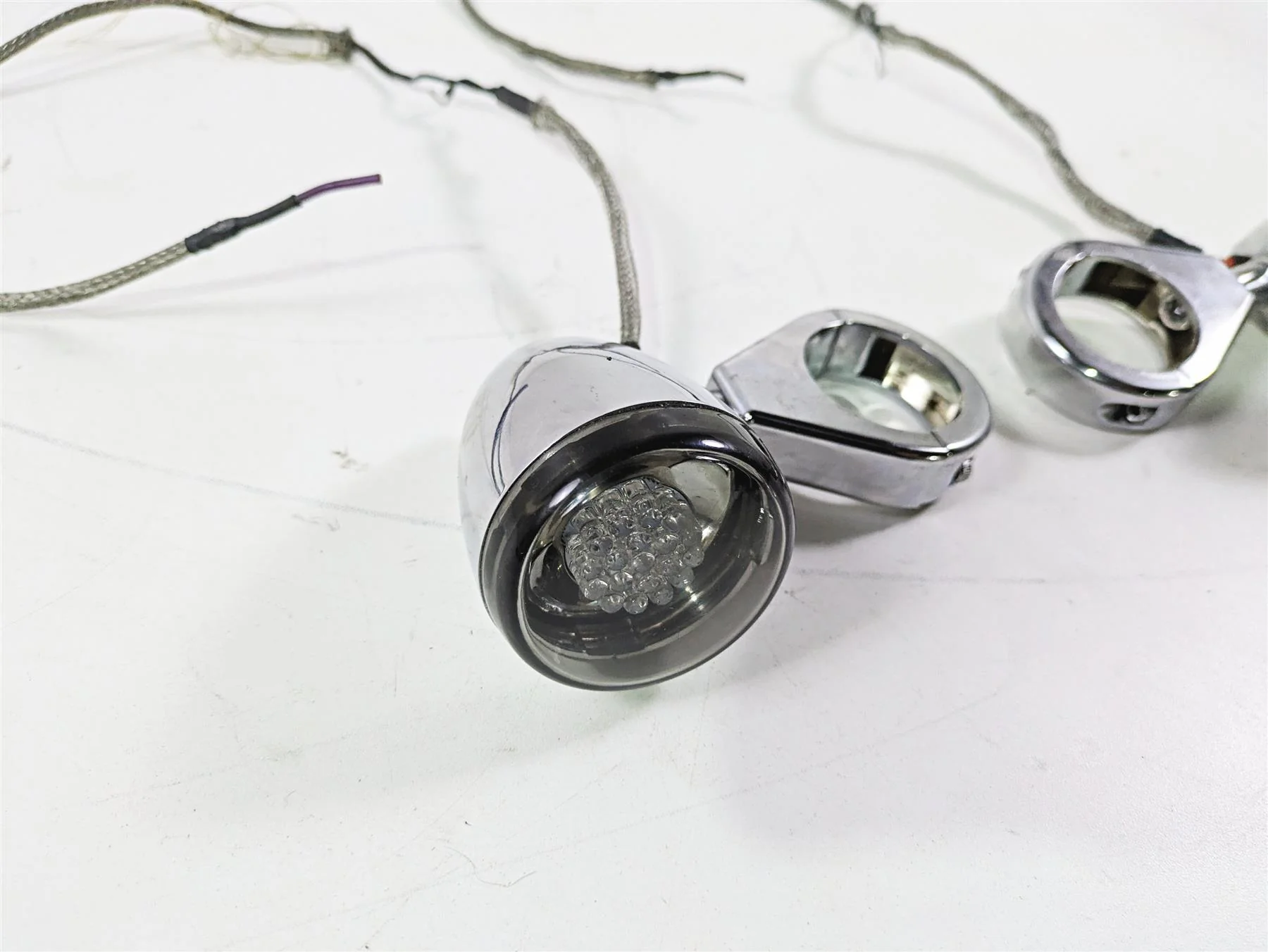 2002 Big Dog Pitbull Front Blinker Turn Signal Set Led BDM130-00794 - Image 12