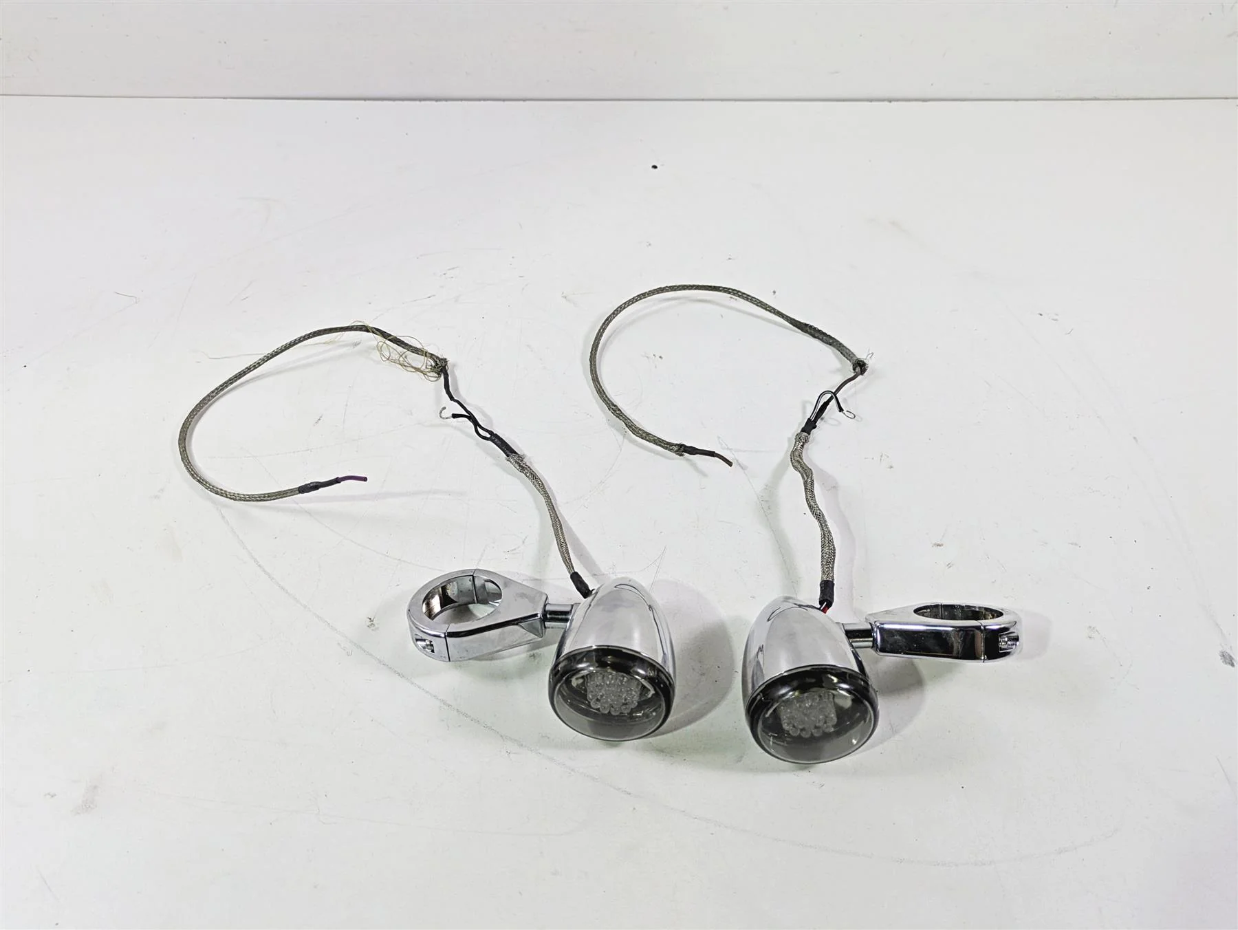 2002 Big Dog Pitbull Front Blinker Turn Signal Set Led BDM130-00794 - Image 2