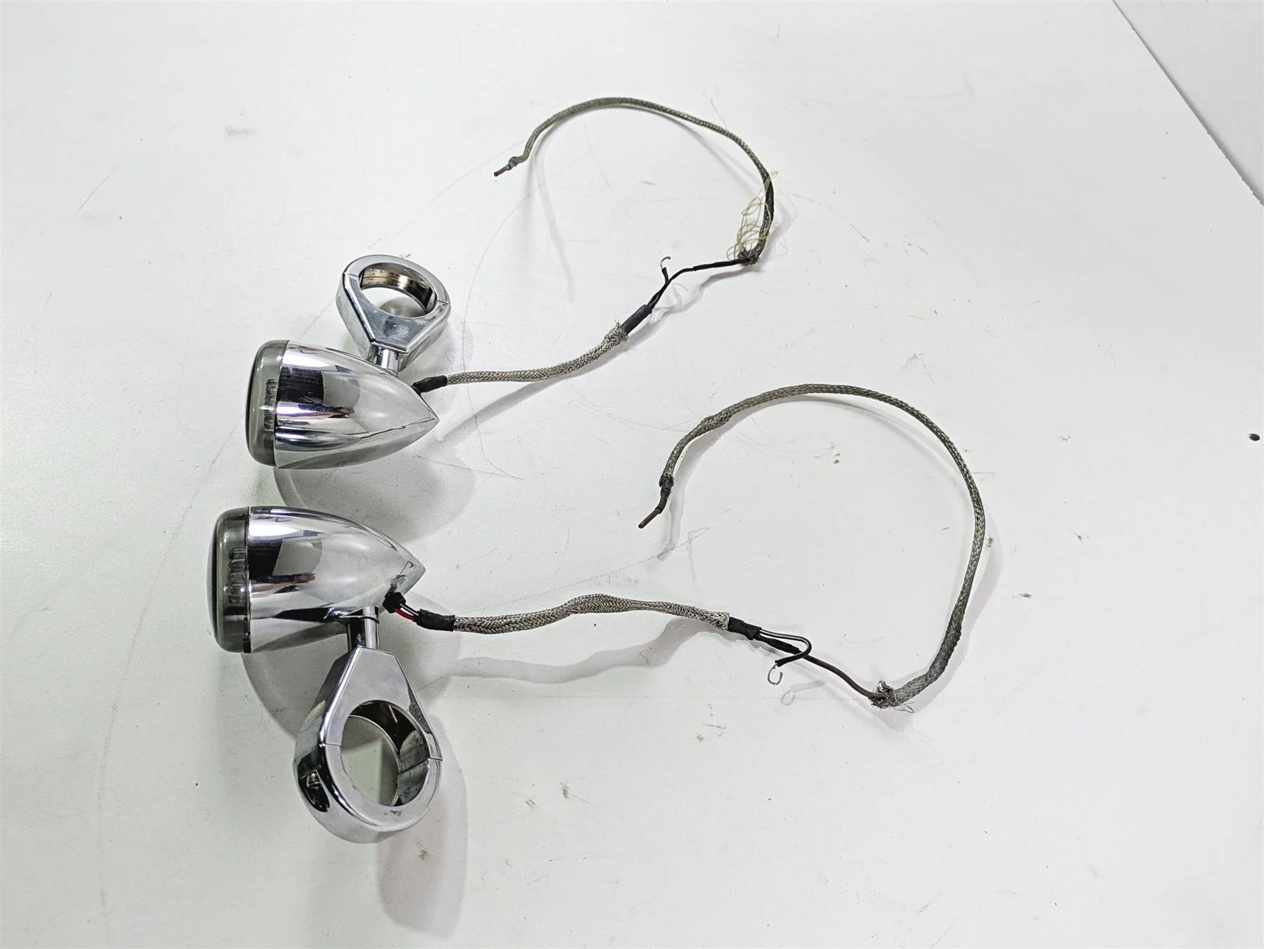 2002 Big Dog Pitbull Front Blinker Turn Signal Set Led BDM130-00794 - Image 4