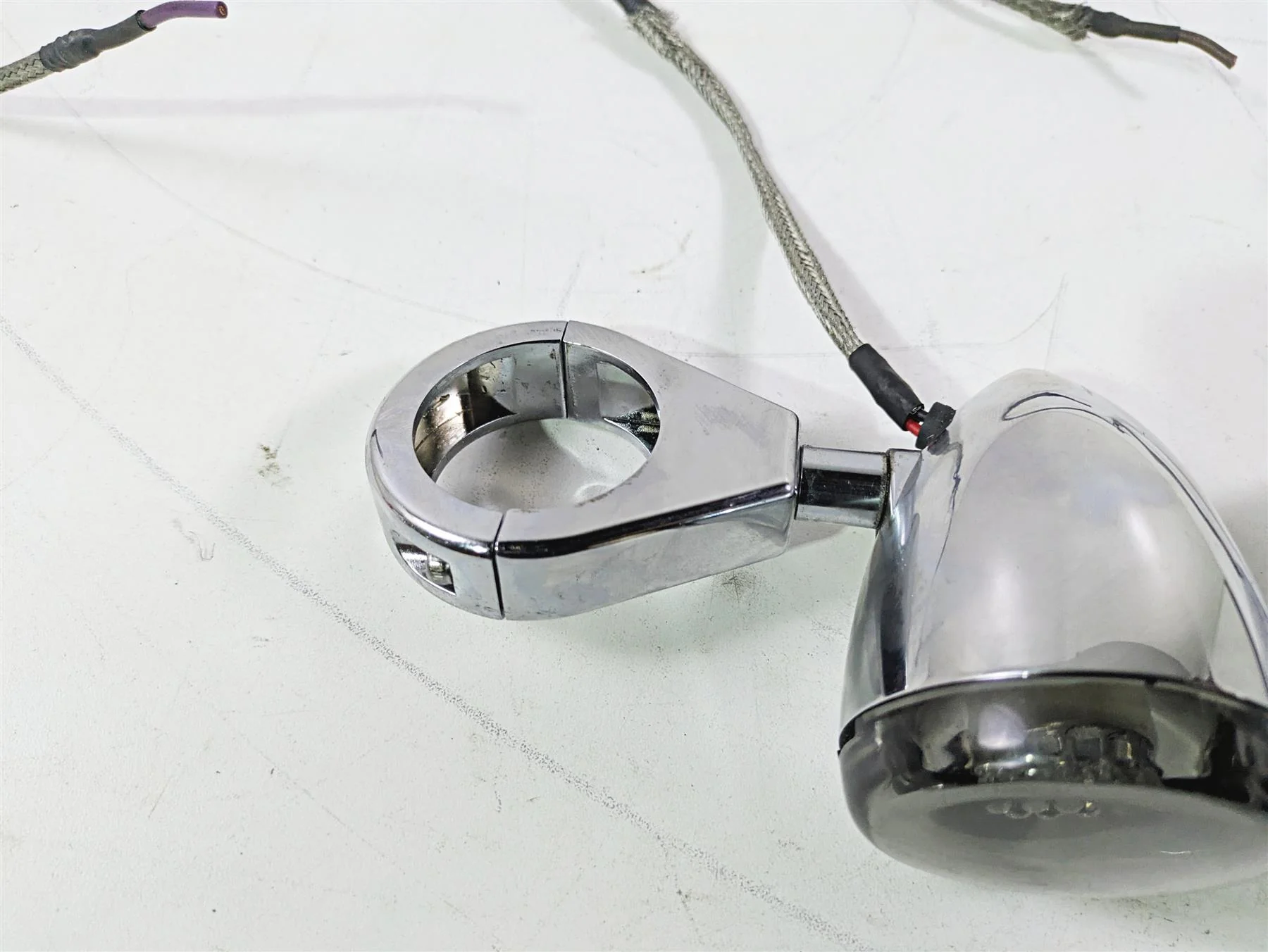 2002 Big Dog Pitbull Front Blinker Turn Signal Set Led BDM130-00794 - Image 7