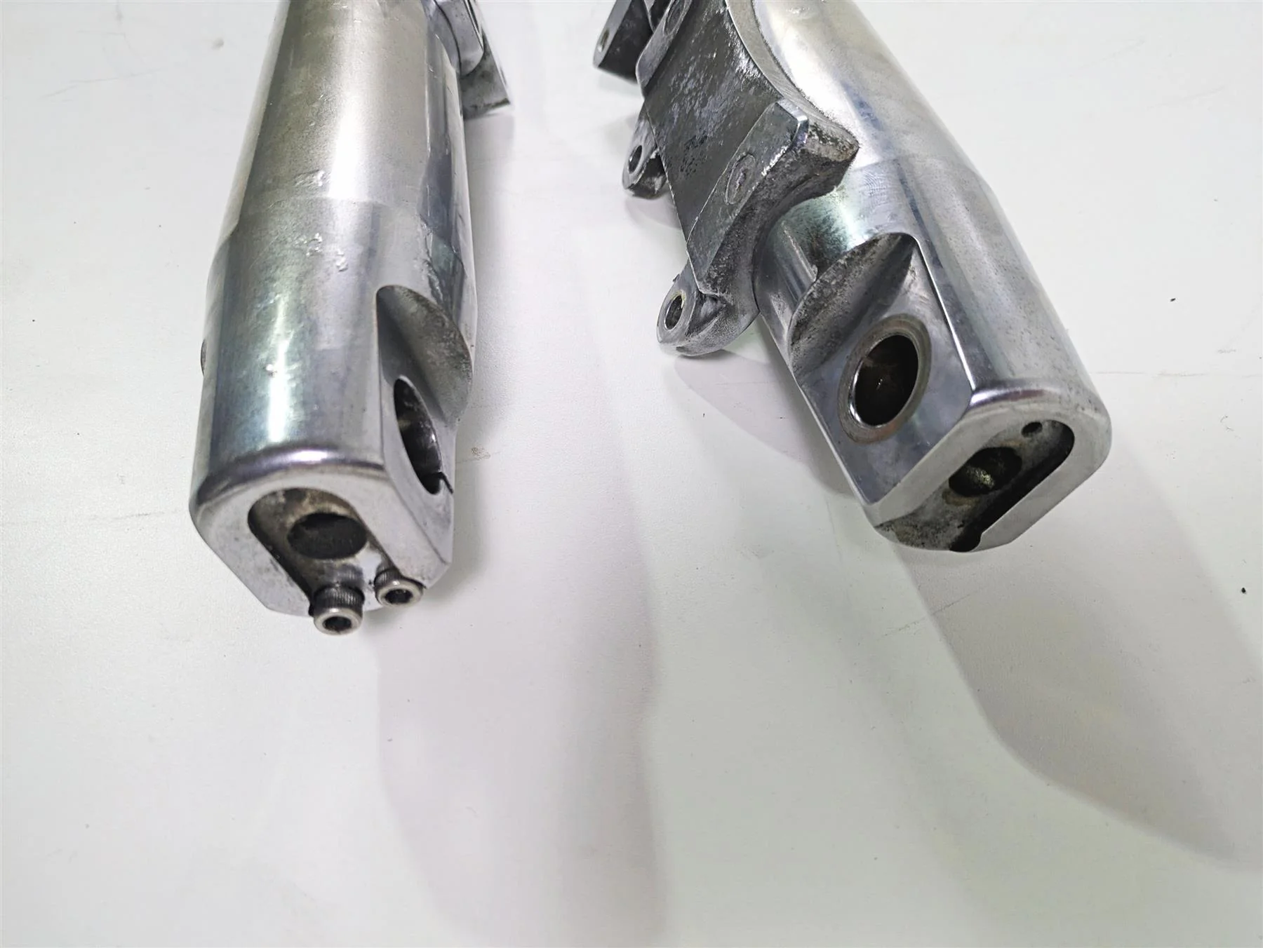2002 Big Dog Pitbull Front Left Right Fork Leg Set - Rust - For Parts - Image 6