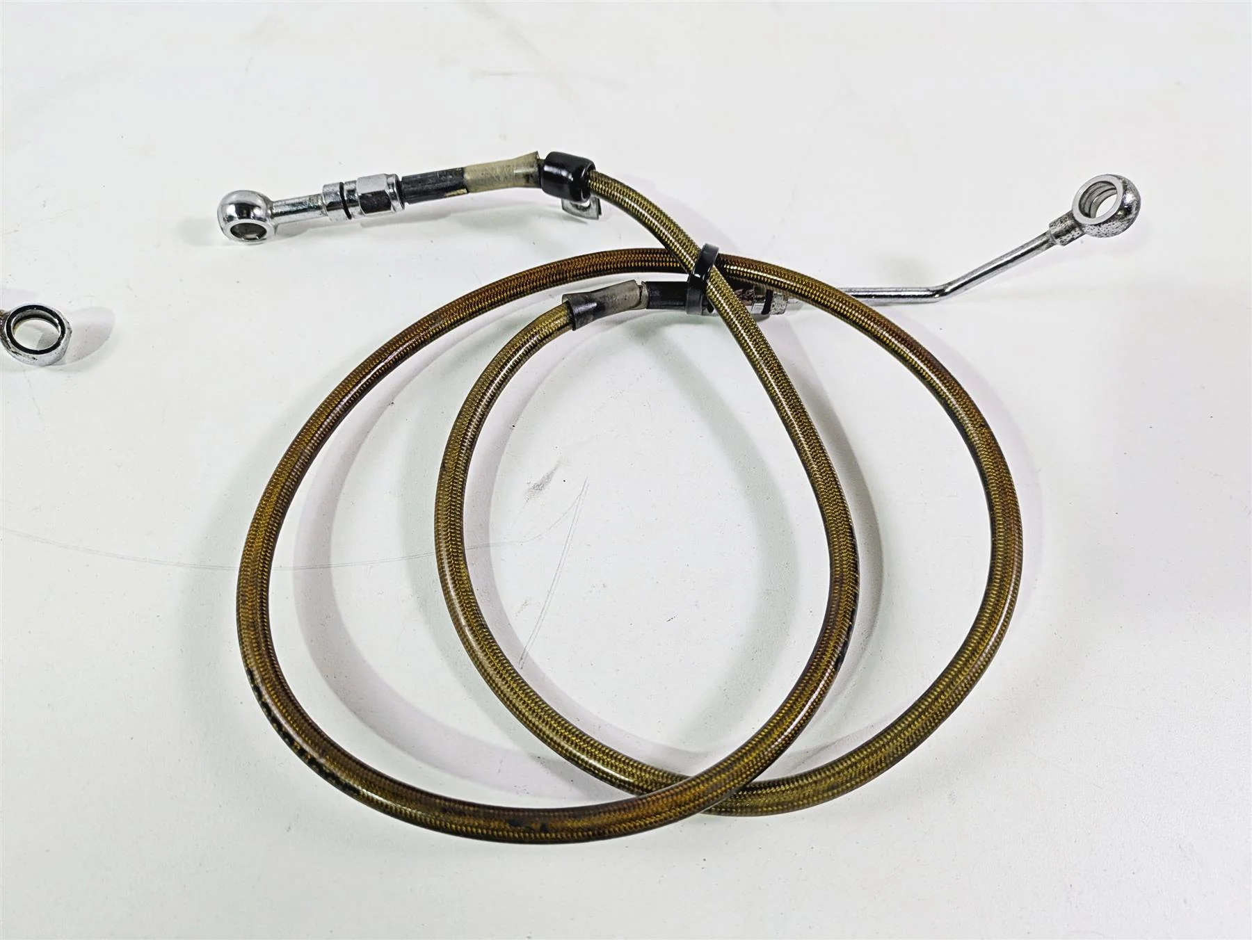 2002 Big Dog Pitbull Front Rear Brake Line Hose Tube Set 1234567 - Image 2
