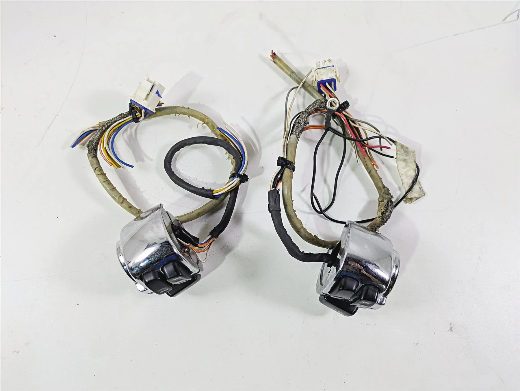 2002 Big Dog Pitbull Left Right Hand Chrome Control Switch Set Harley Style - Image 2